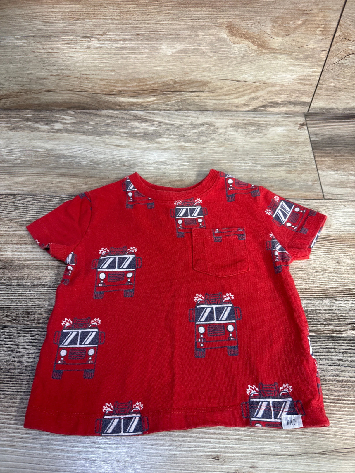 Baby Gap Pocket Shirt Red sz 12-18m