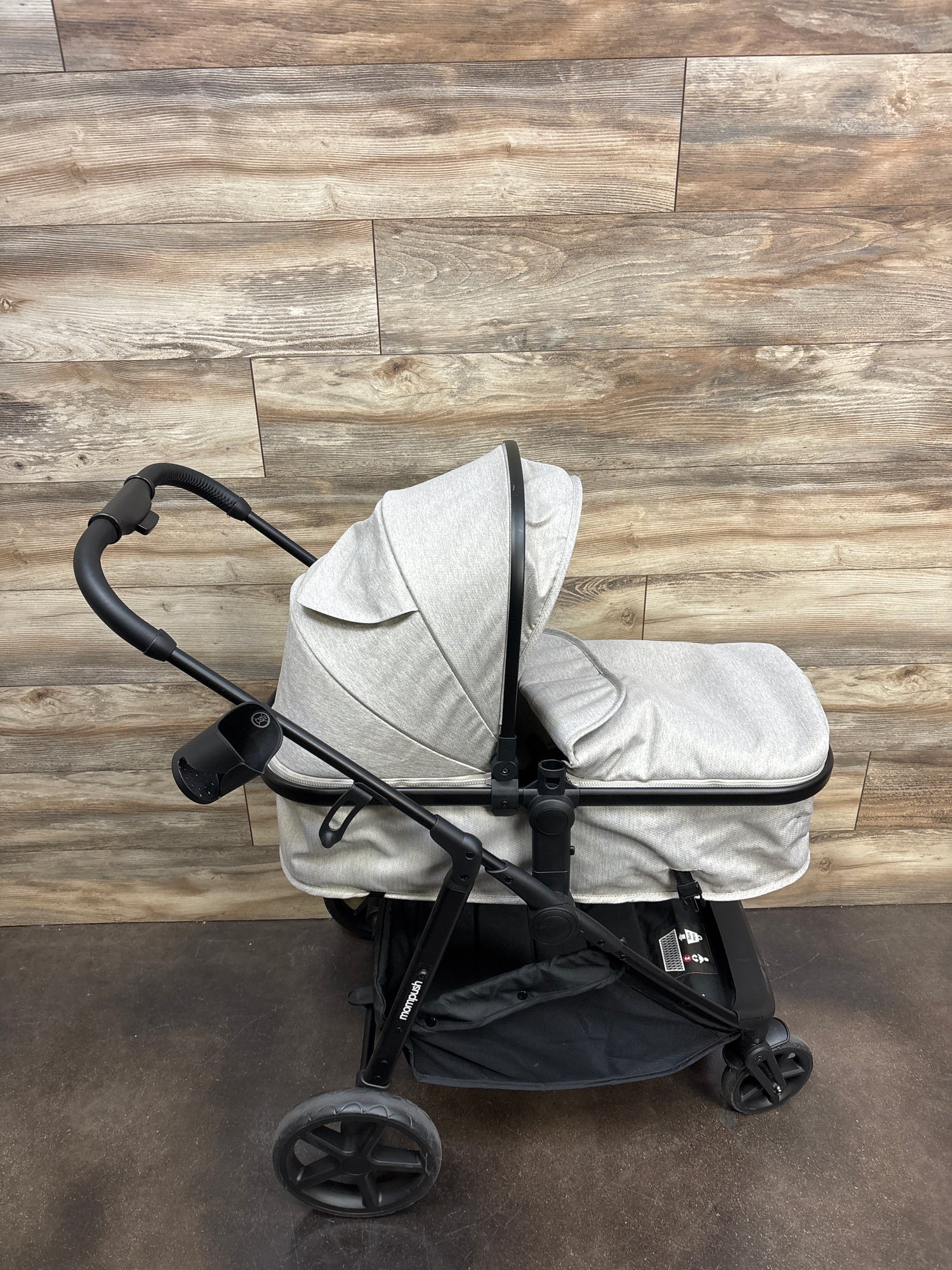 MomPush Wiz 2-in-1 Stroller with Bassinet Mode - Grey*