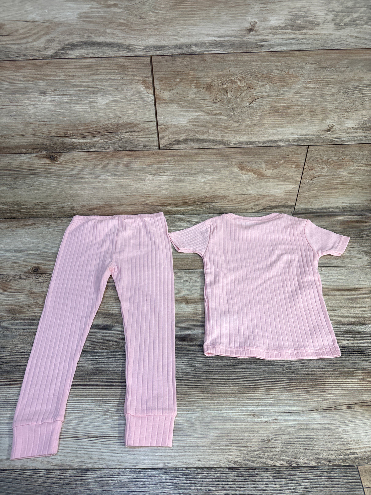Carter's 2pc Ribbed Pajama Set Pink sz 3T