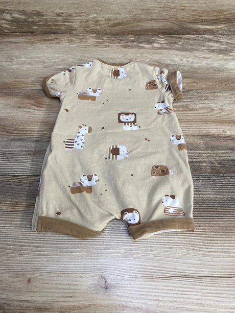 Mayoral Animal Print Romper Beige sz 1-2m - Me n Mommy To Be
