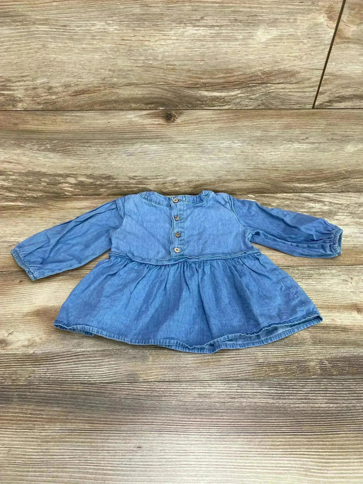 Jessica Simpson Chambray Top Blue sz 12m - Me n Mommy To Be