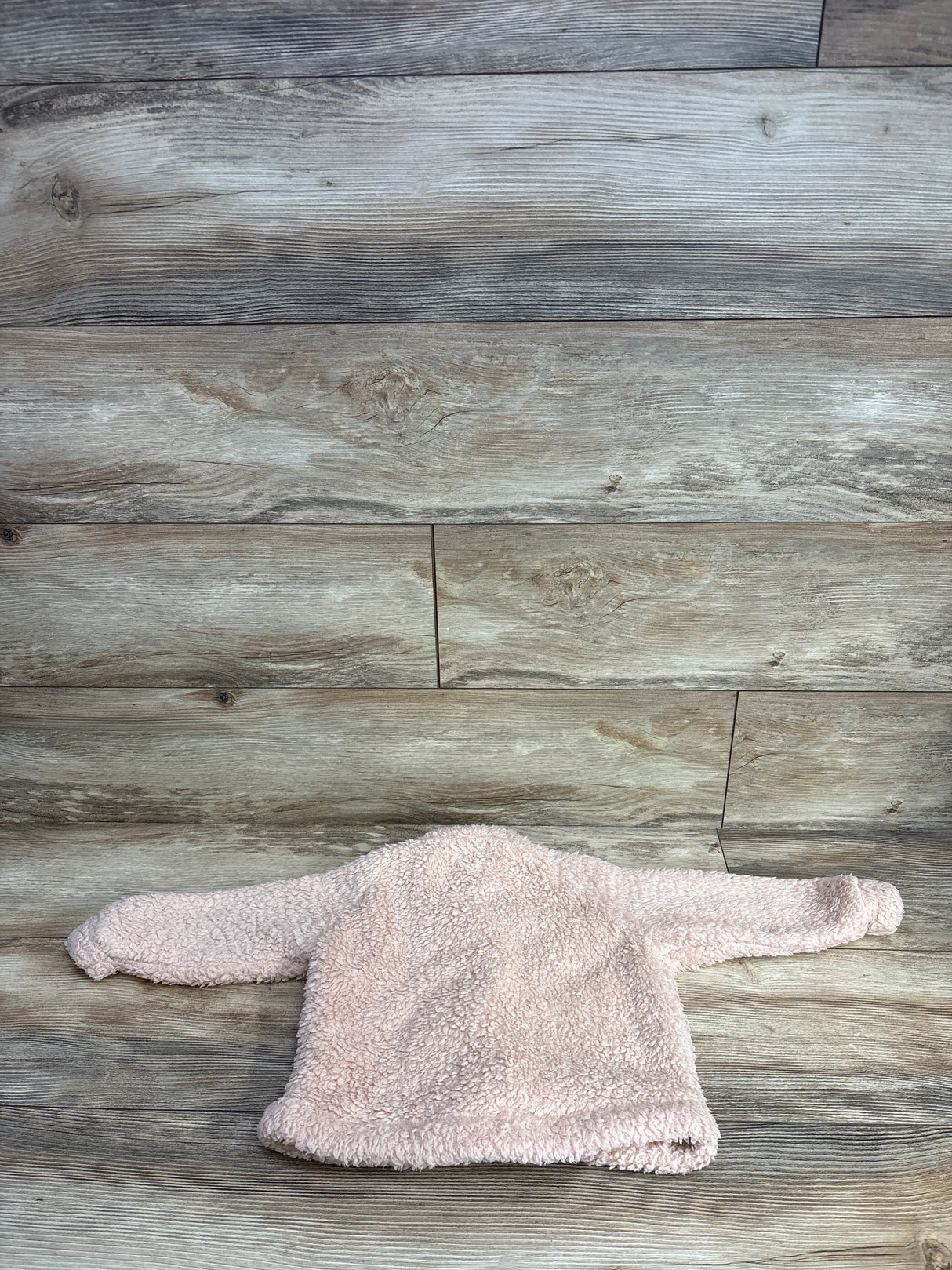 7 For All Mankind Sherpa Button Up Jacket Pink sz 18m