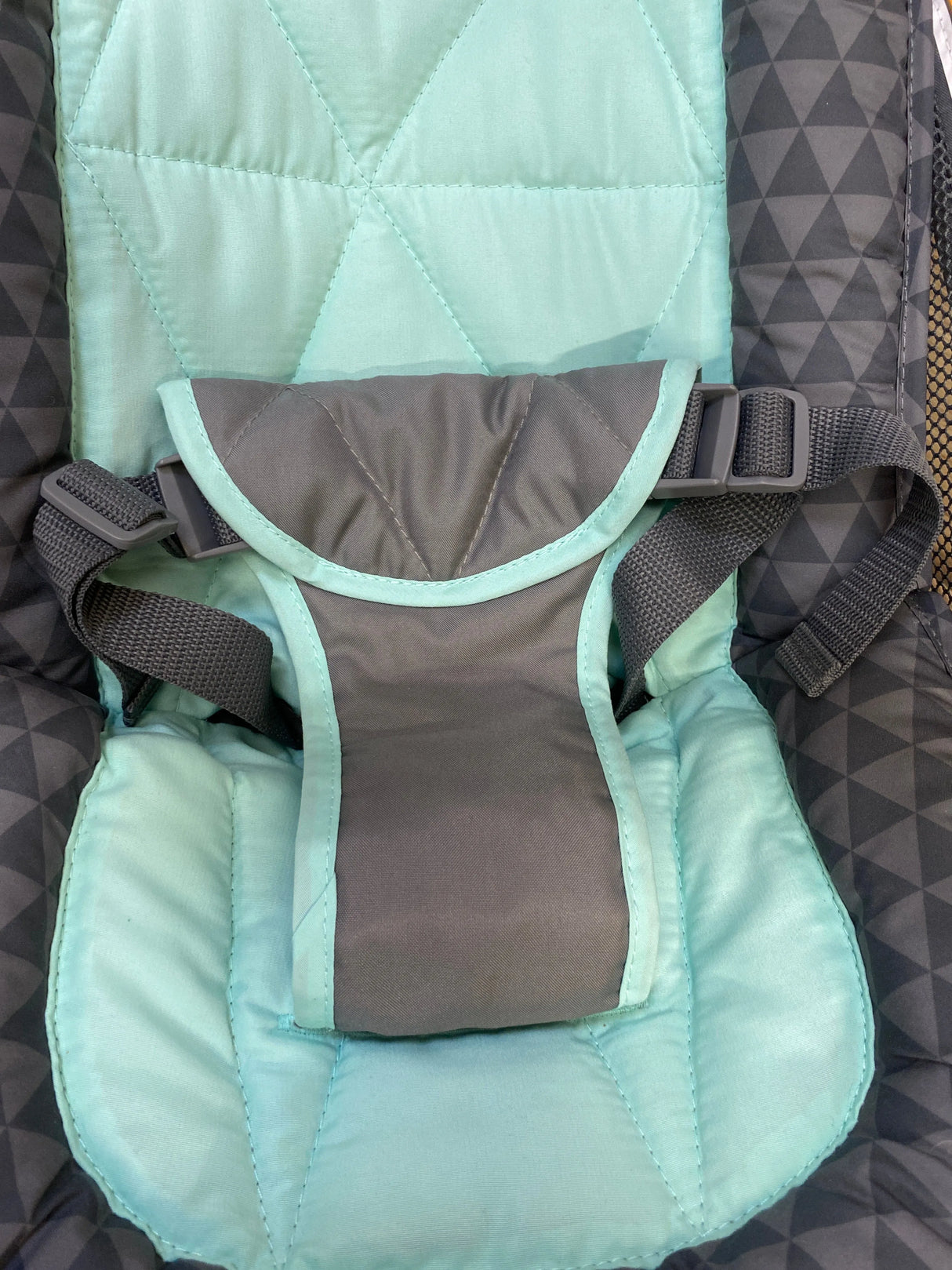 Summer Infant 2-in-1 Bouncer & Rocker Duo, Grey/Teal