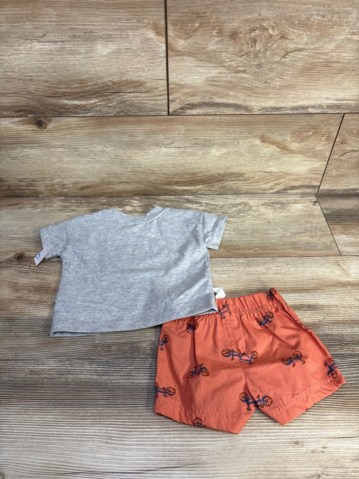 NEW Just One You 2pc Shirt & Shorts Set Grey sz 3m