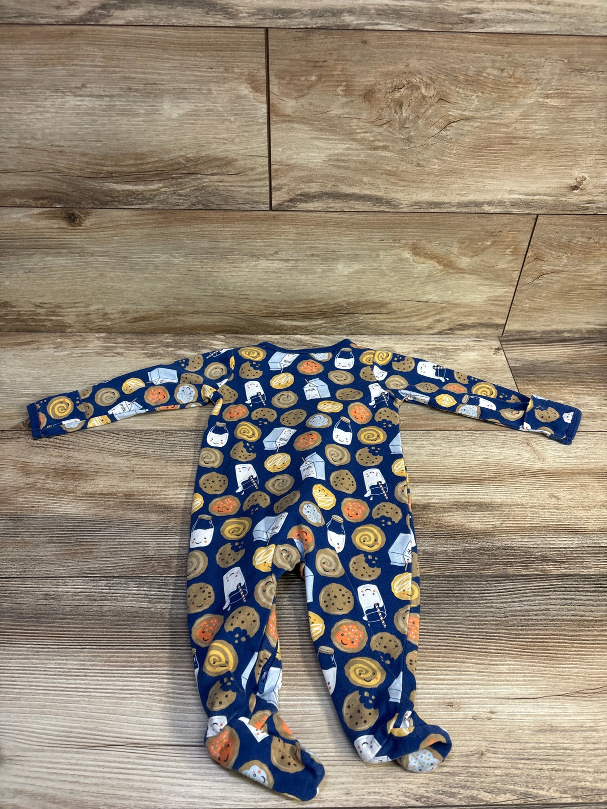Wonder Nation Cookies & Milk Sleeper Blue sz 3-6m
