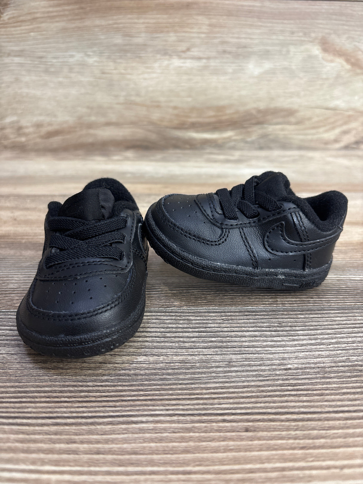 Nike Air Force 1 Crib Shoes Black sz 2c
