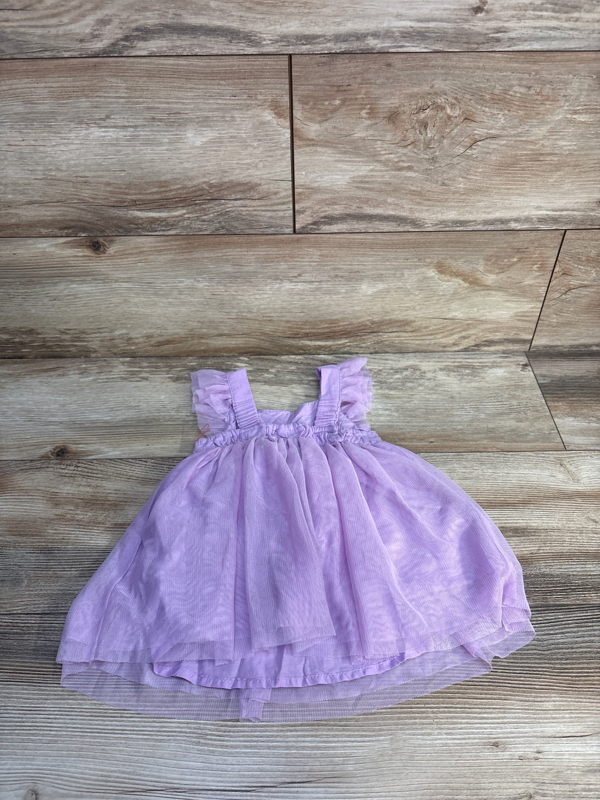 NWOT Cat & Jack Lace Tulle Embroidered Dress Lilac sz 12m