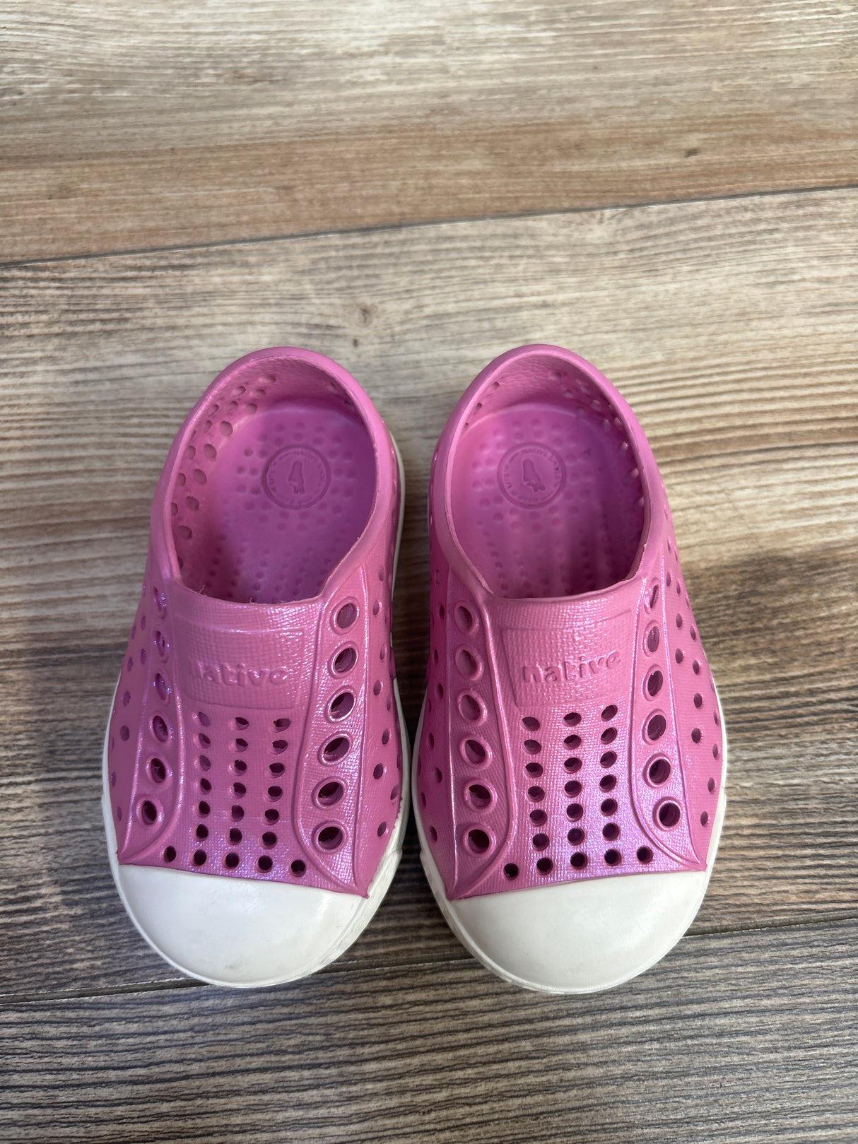 Native Jefferson Slip On Hollywood Pink Shoes sz 4c