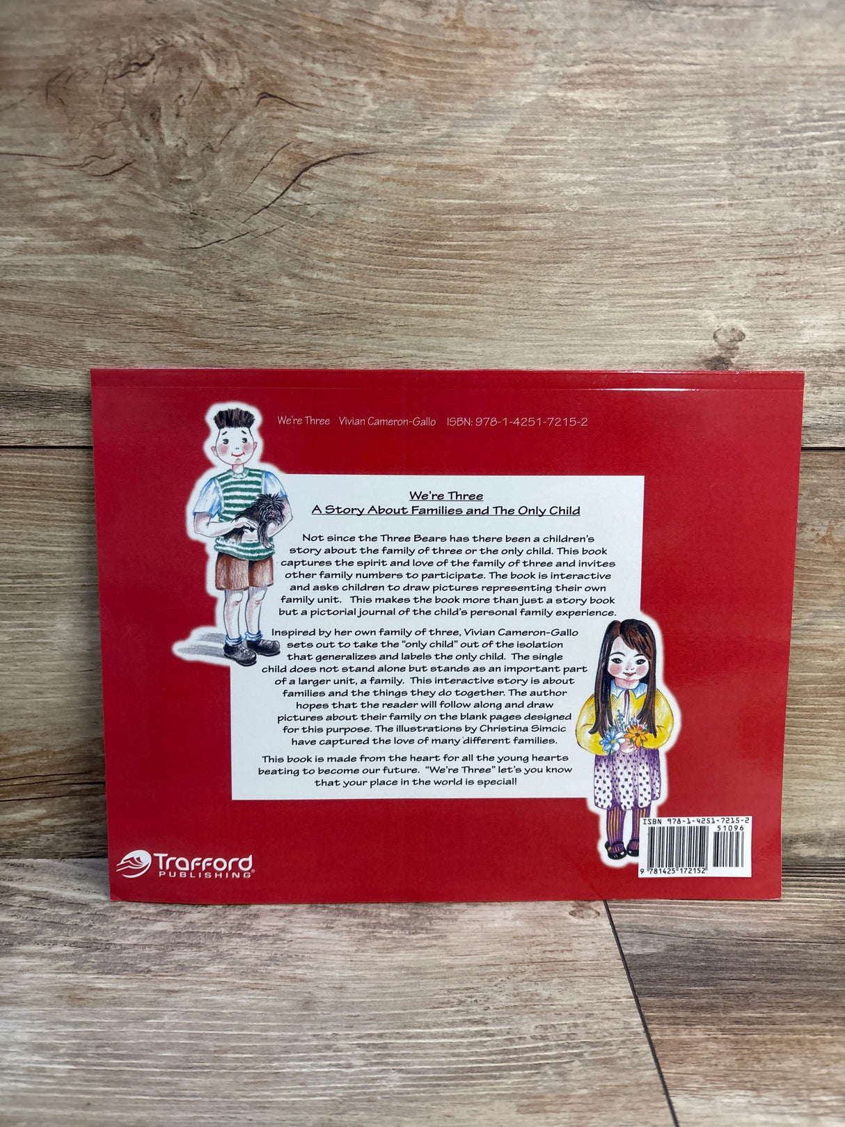 We're Three: A Story About Families and The Only Child Paperback Book