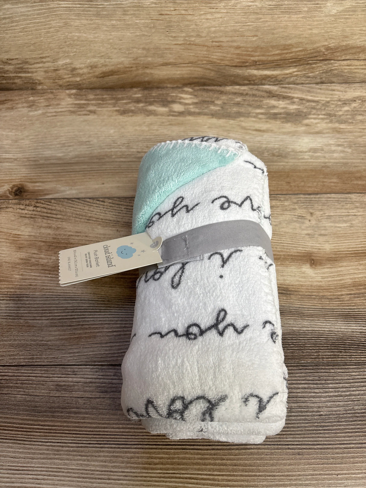 NEW Cloud Island Plush Blanket - I Love You Print