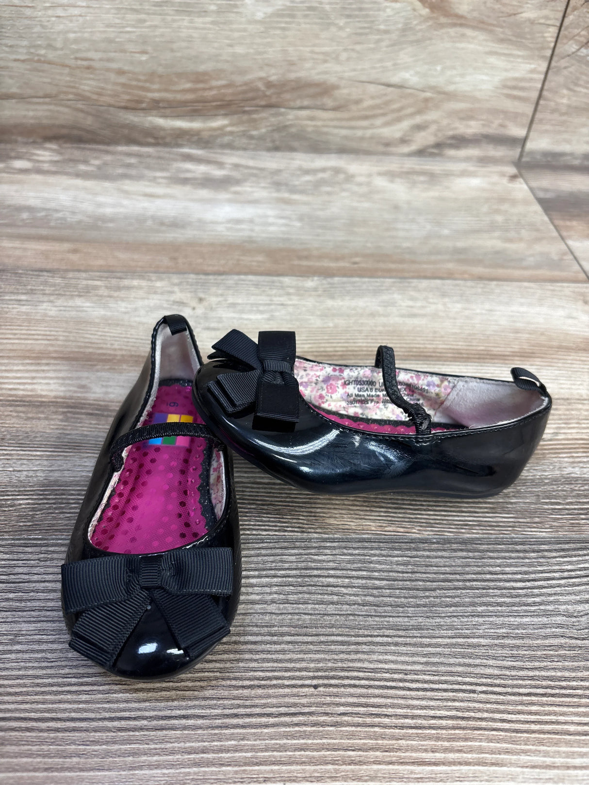 Healthtex Mary Jane Dress Flats Black sz 6c