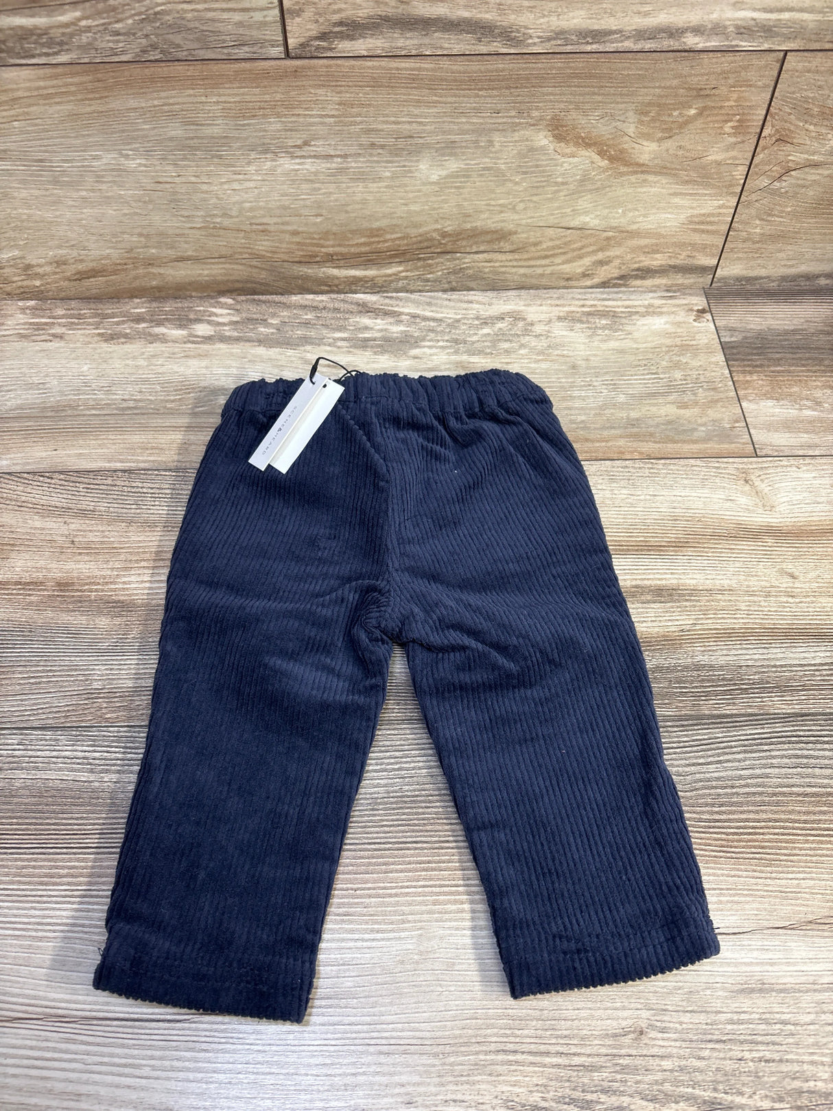 NEW Scene & Heard Corduroy Drawstring Joggers Navy sz 12m