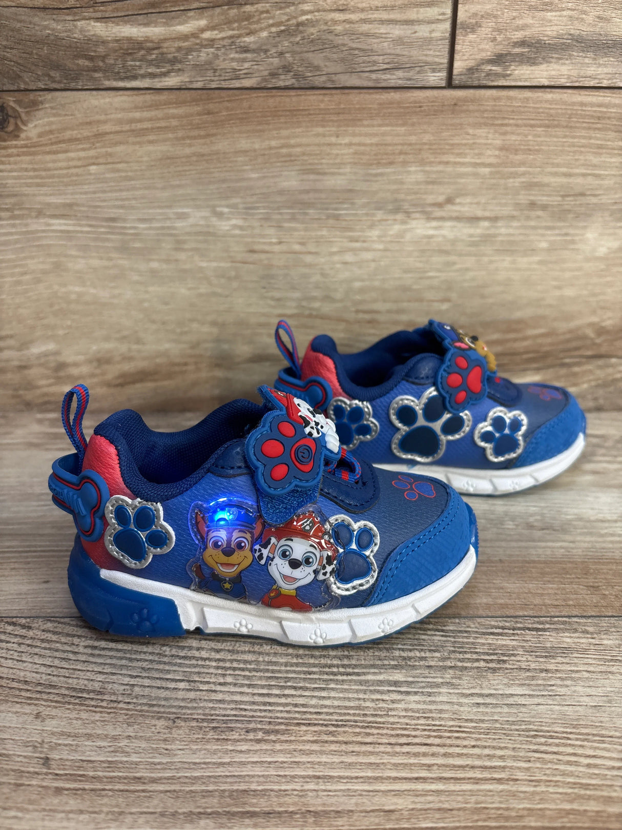 Paw Patrol Light-Up Sneakers Blue sz 5c - Me n Mommy To Be