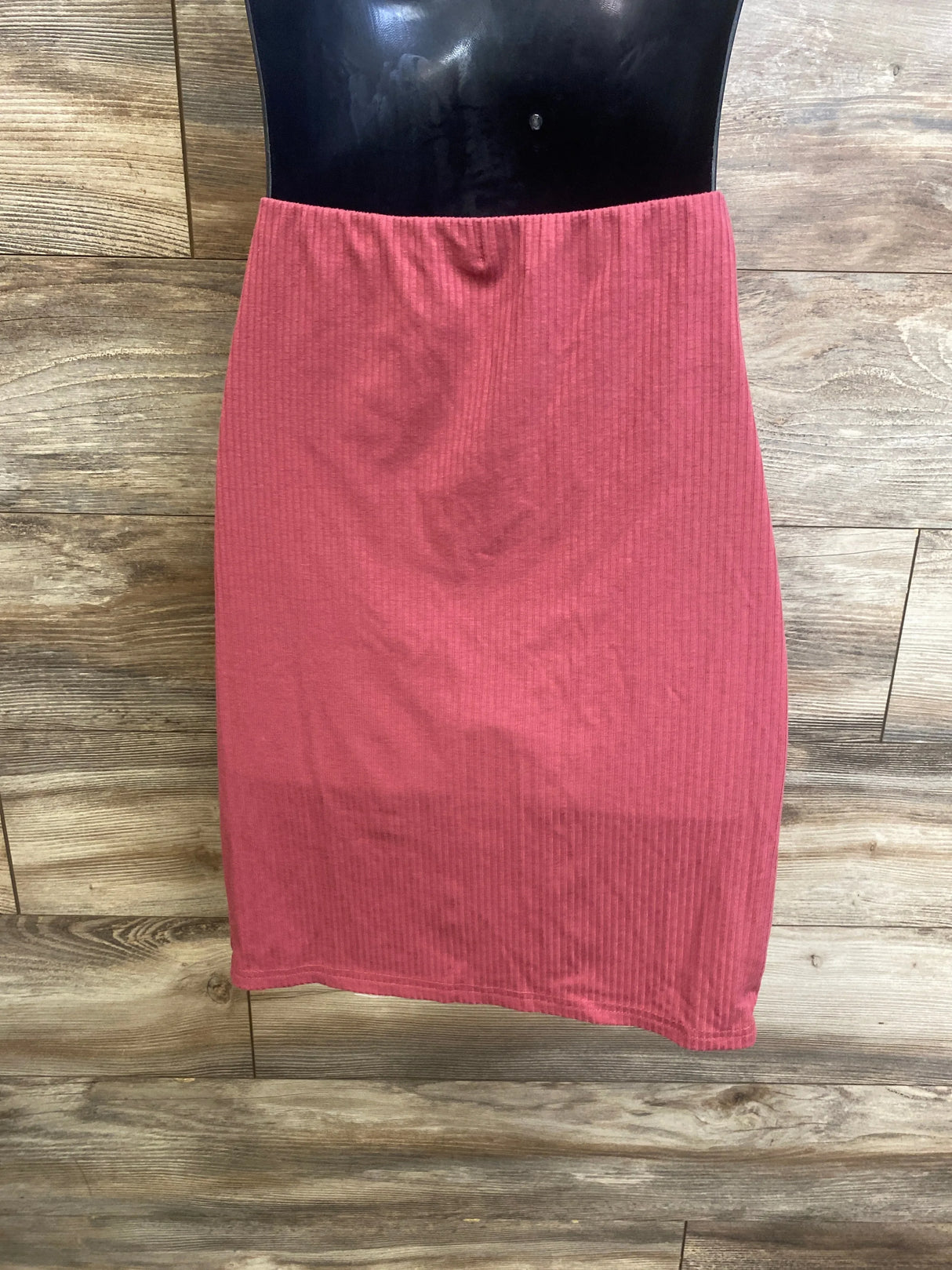Shein Maternity Ribbed Skirt Red sz Medium