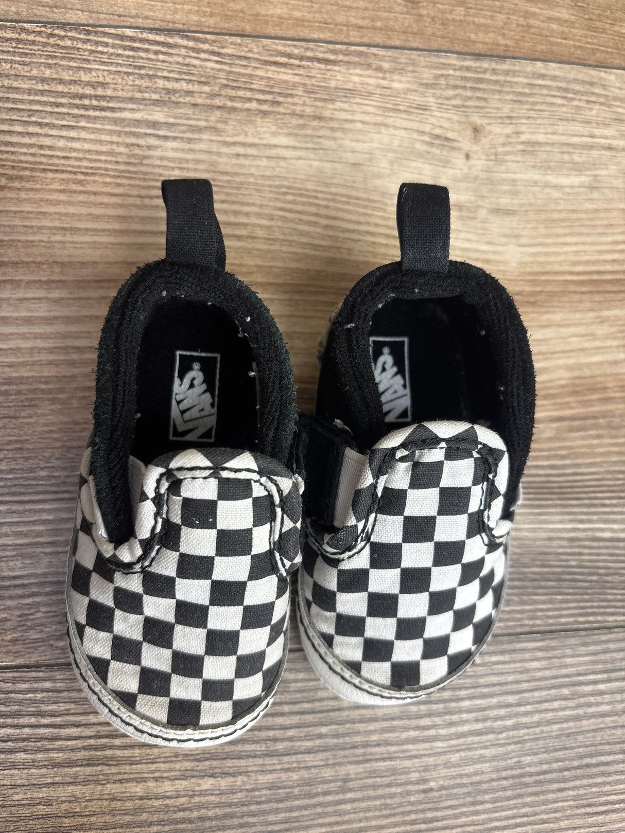 Vans Slip-On V Checkerboard Crib Shoes sz 3c