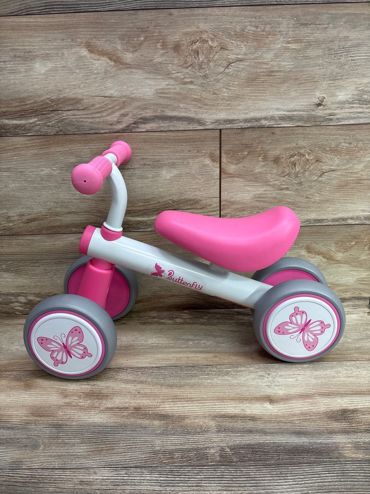 Wdmiya Baby Balance Bike, Pink Butterfly