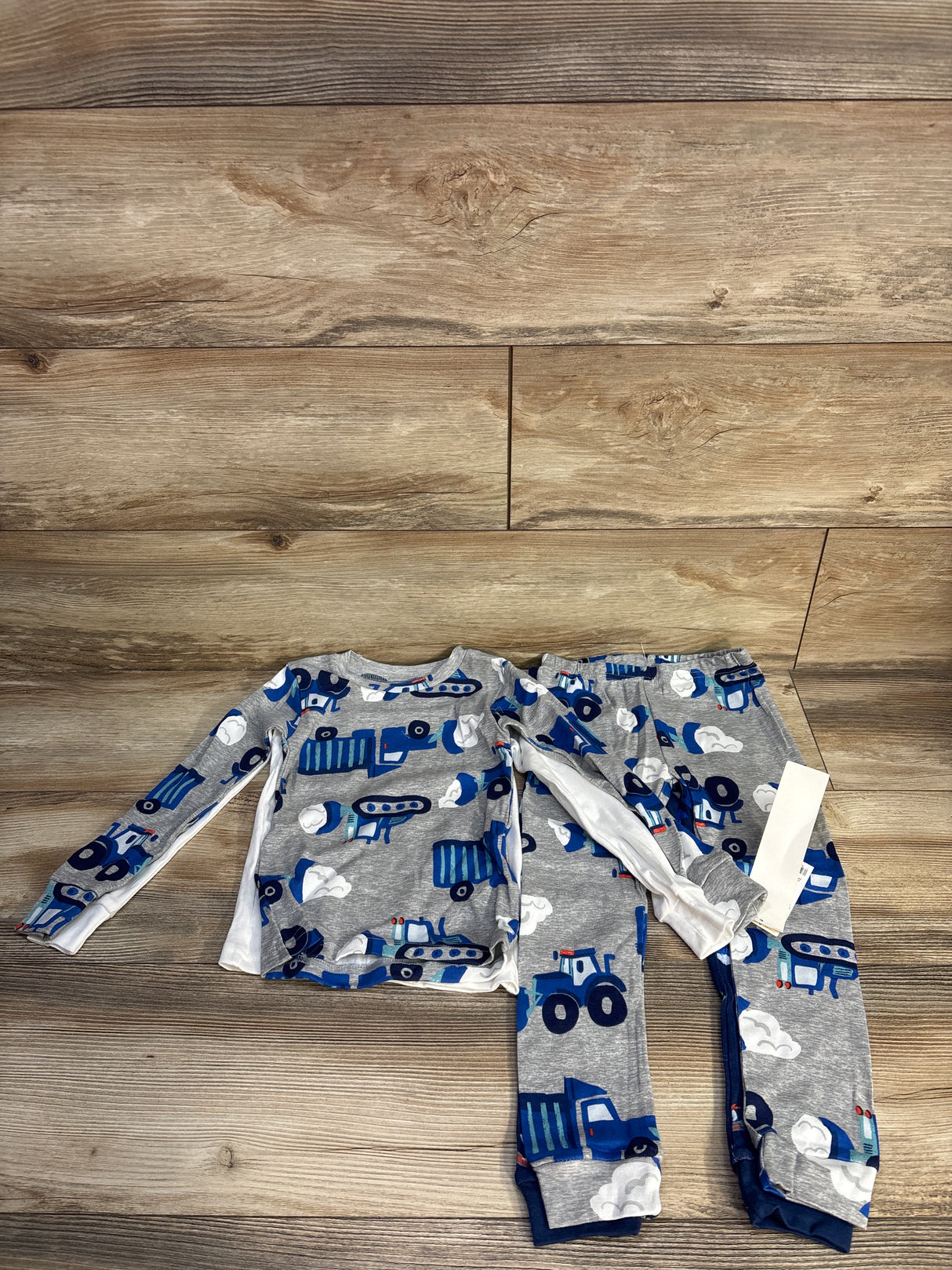 NEW Just One You 4pc Pajama Set White/Grey sz 4T