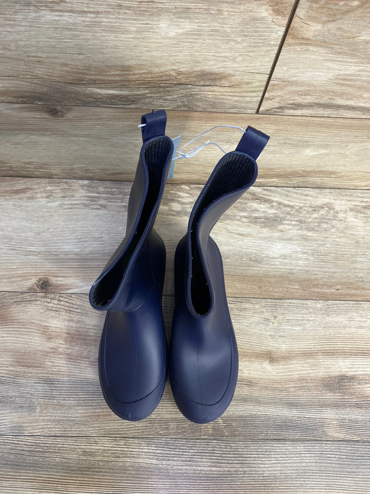 NEW Cat & Jack Andy Slip-On Rain Boots Navy sz 4Y - Me n Mommy To Be