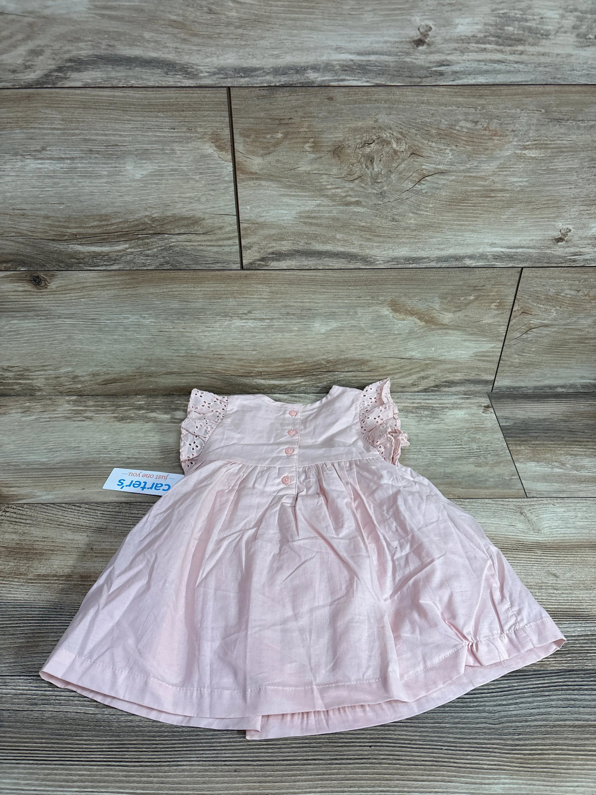 NEW Just One You 2pc Eyelet Trim Dress Pink sz 6m