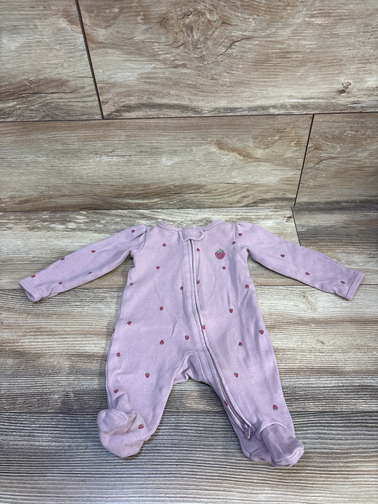 Carter's Strawberry Sleeper Purple sz Newborn