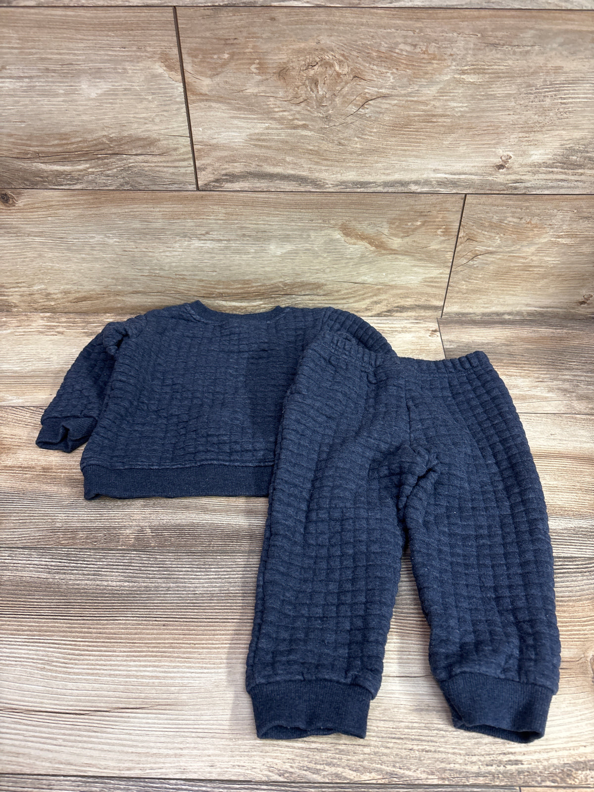 Tommy Hilfiger 2pc Sweatshirt & Jogger Set Navy sz 24m