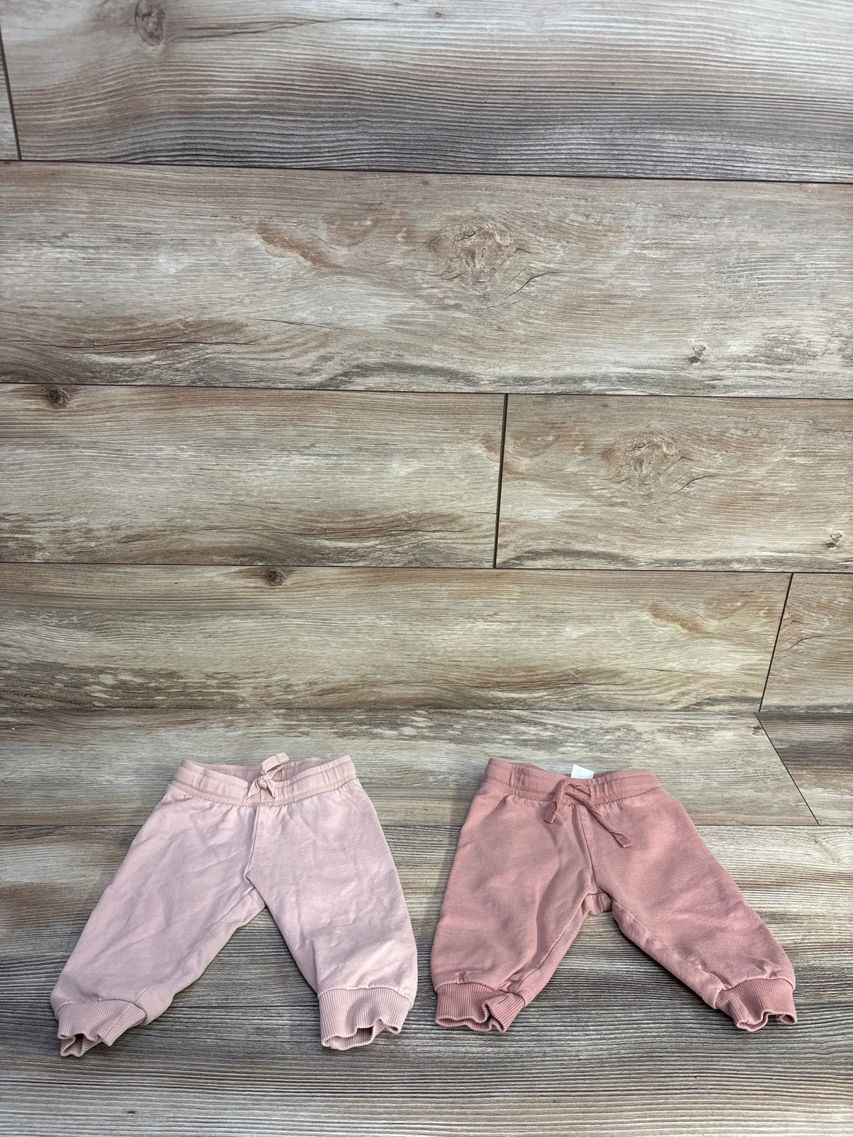 H&M 2pk Drawstring Joggers Pink sz 3m