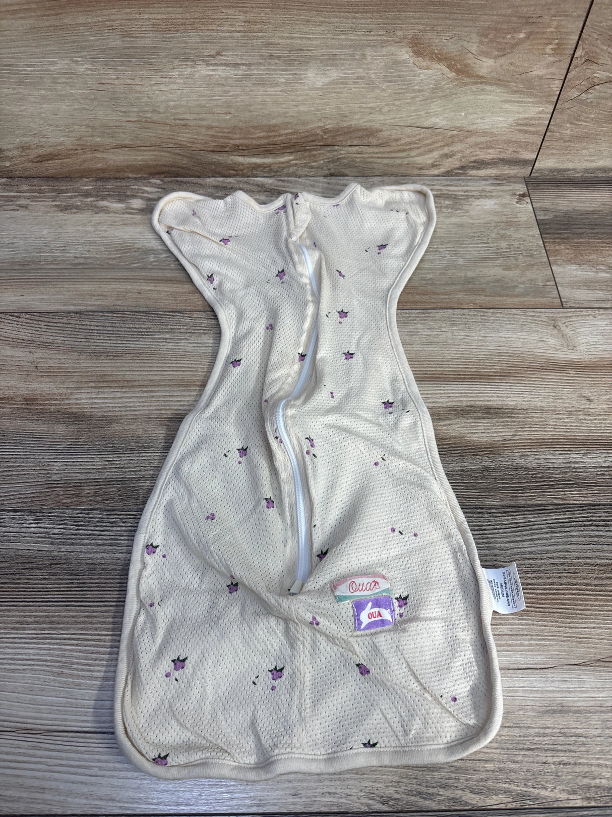 OUA Studio Mesh Swaddle Sleep Sack Beige sz Medium (3-12m)