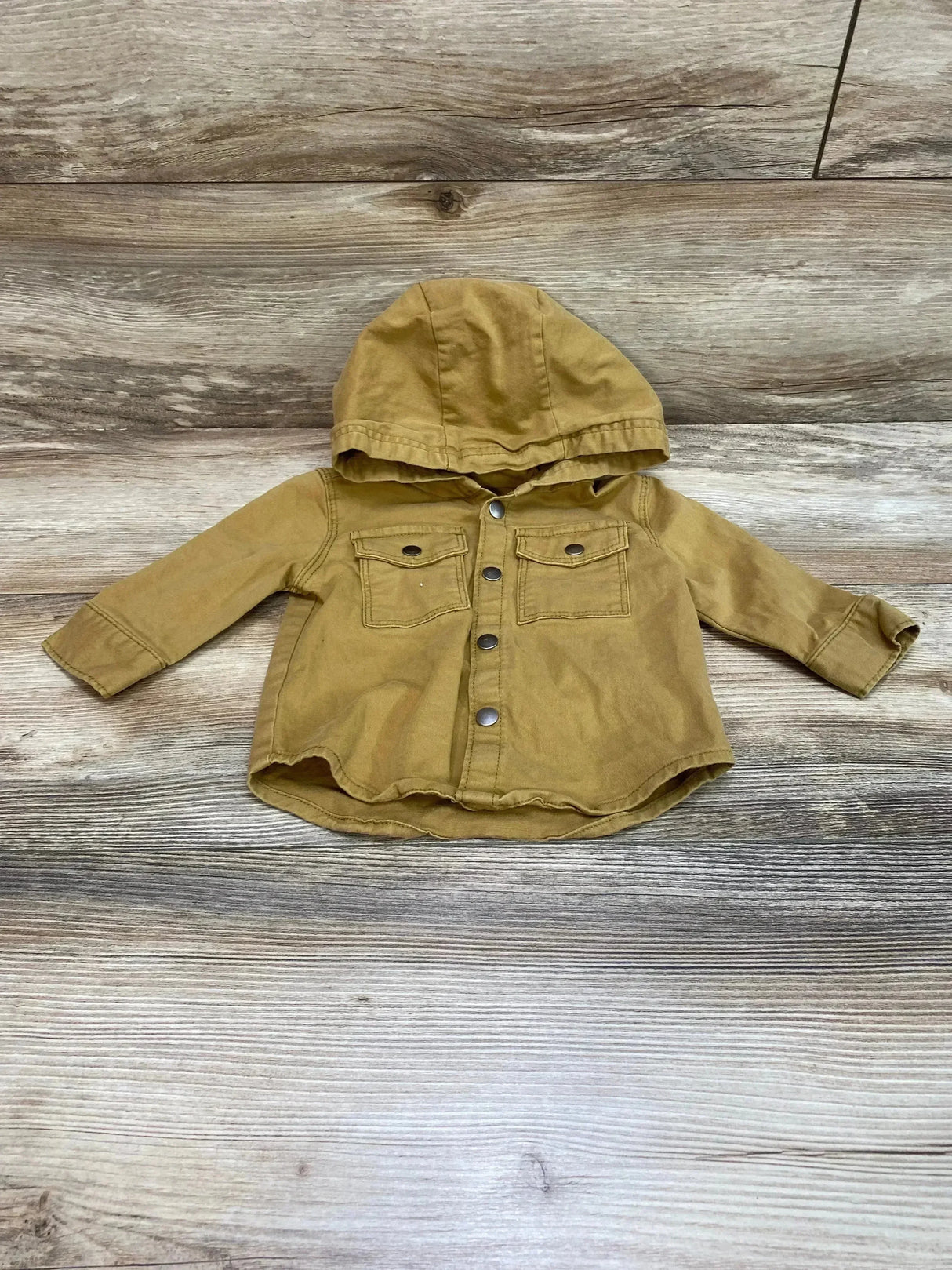 Old Navy Hooded Jacket Brown sz 3-6m - Me n Mommy To Be