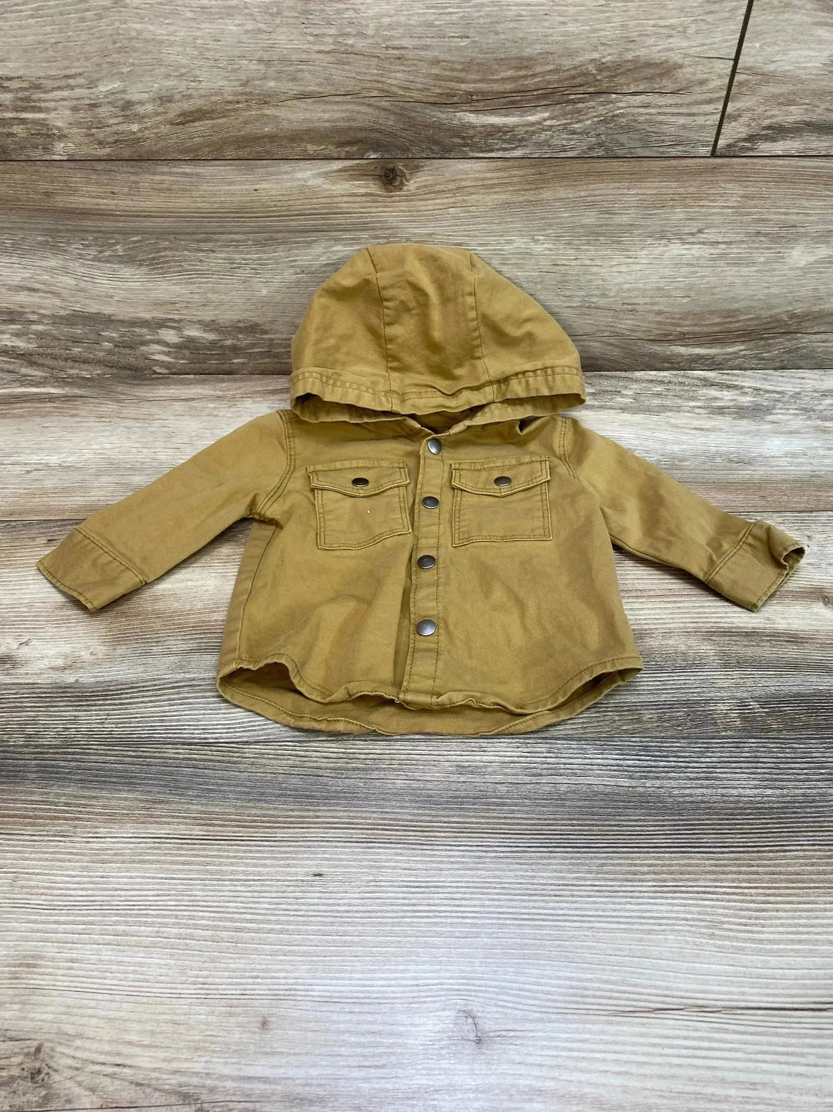 Old Navy Hooded Jacket Brown sz 3-6m - Me n Mommy To Be