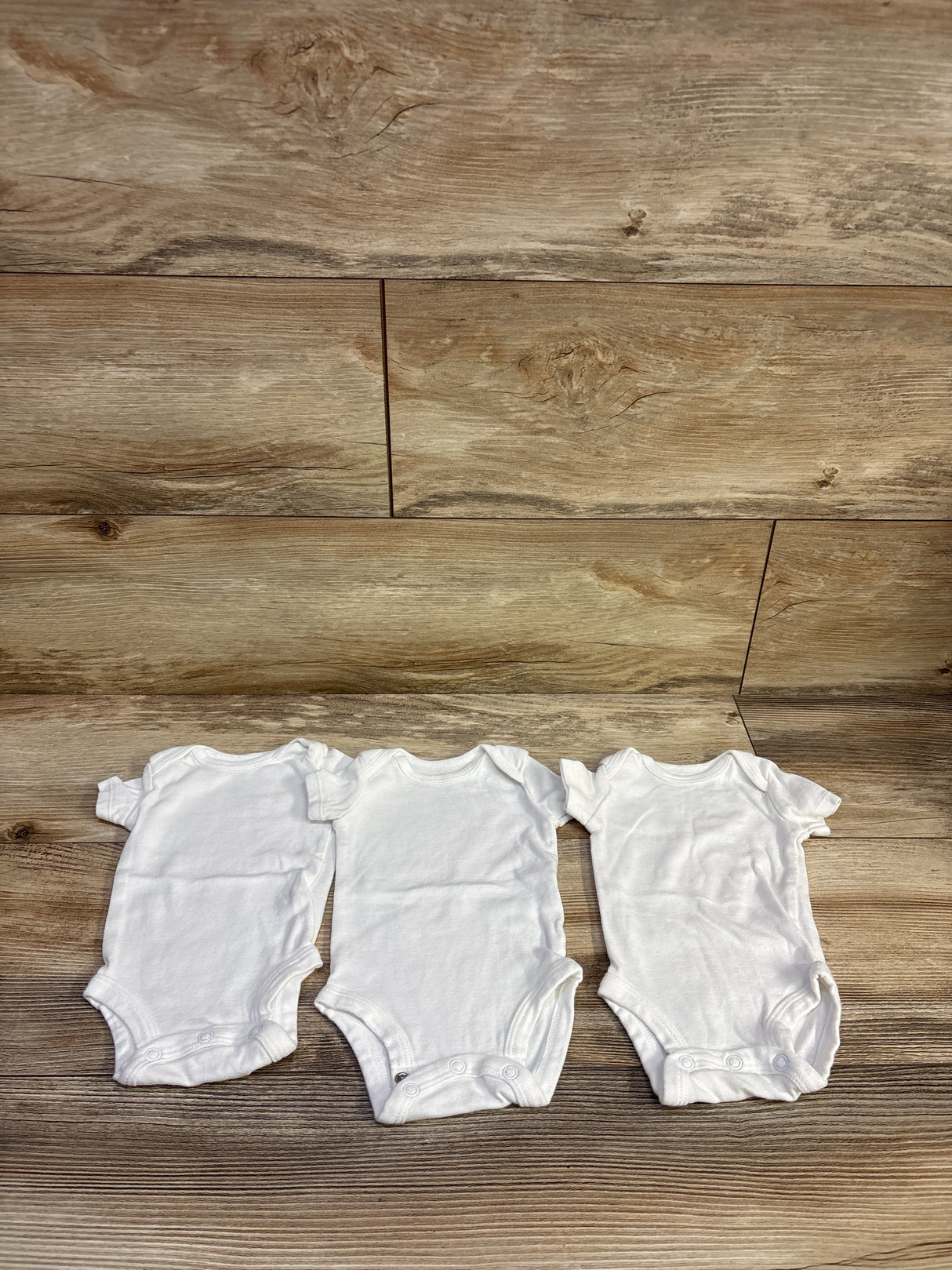 Just One You 3pk Bodysuits White sz Newborn