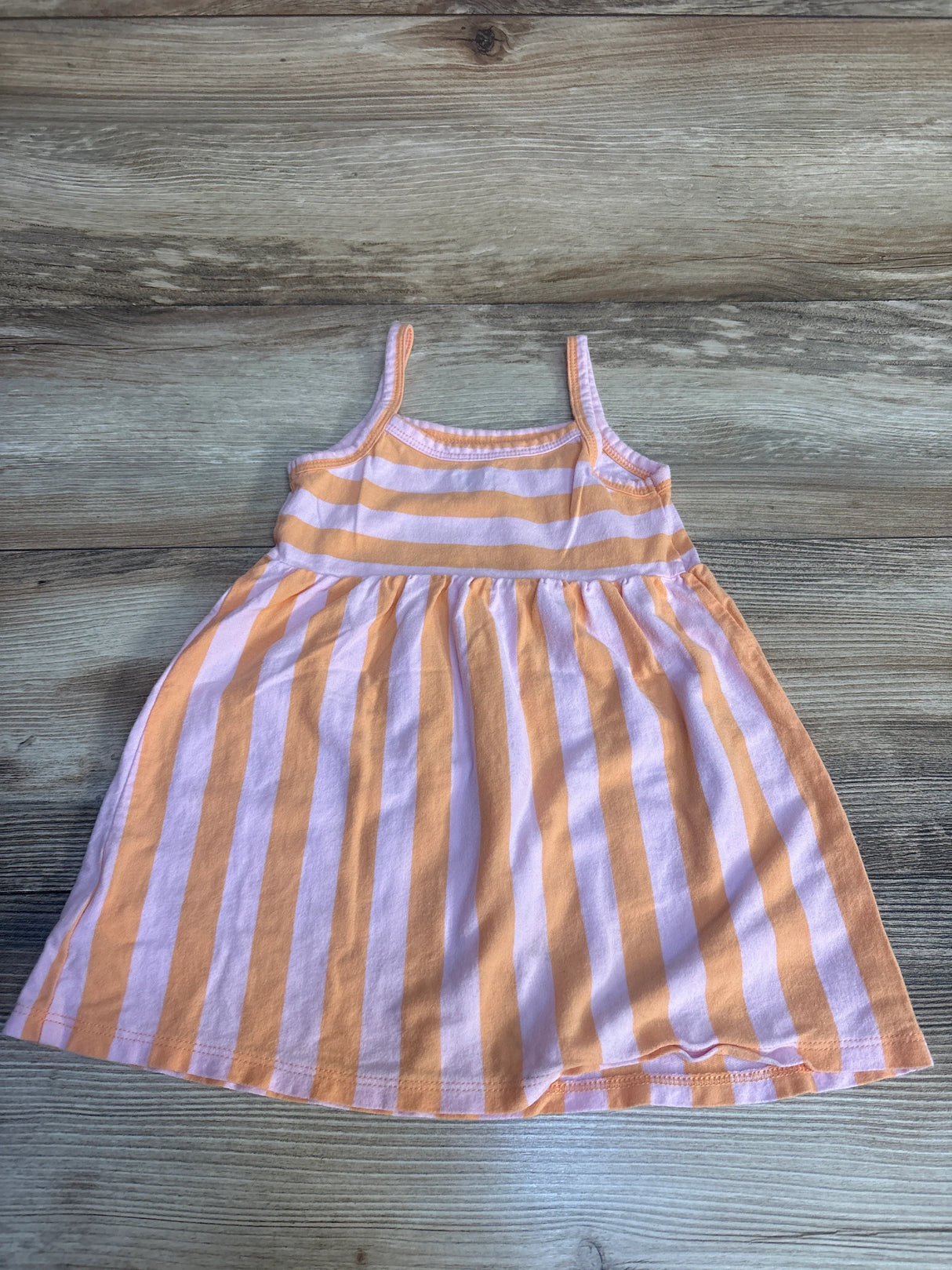 Old Navy Striped Tank Dress Pink sz 18-24m