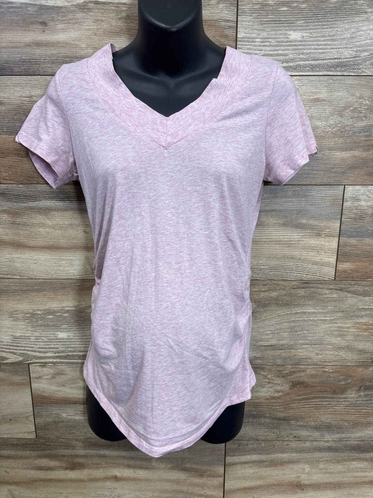 Ambiance Maternity V-Neck Shirt Pink sz XL