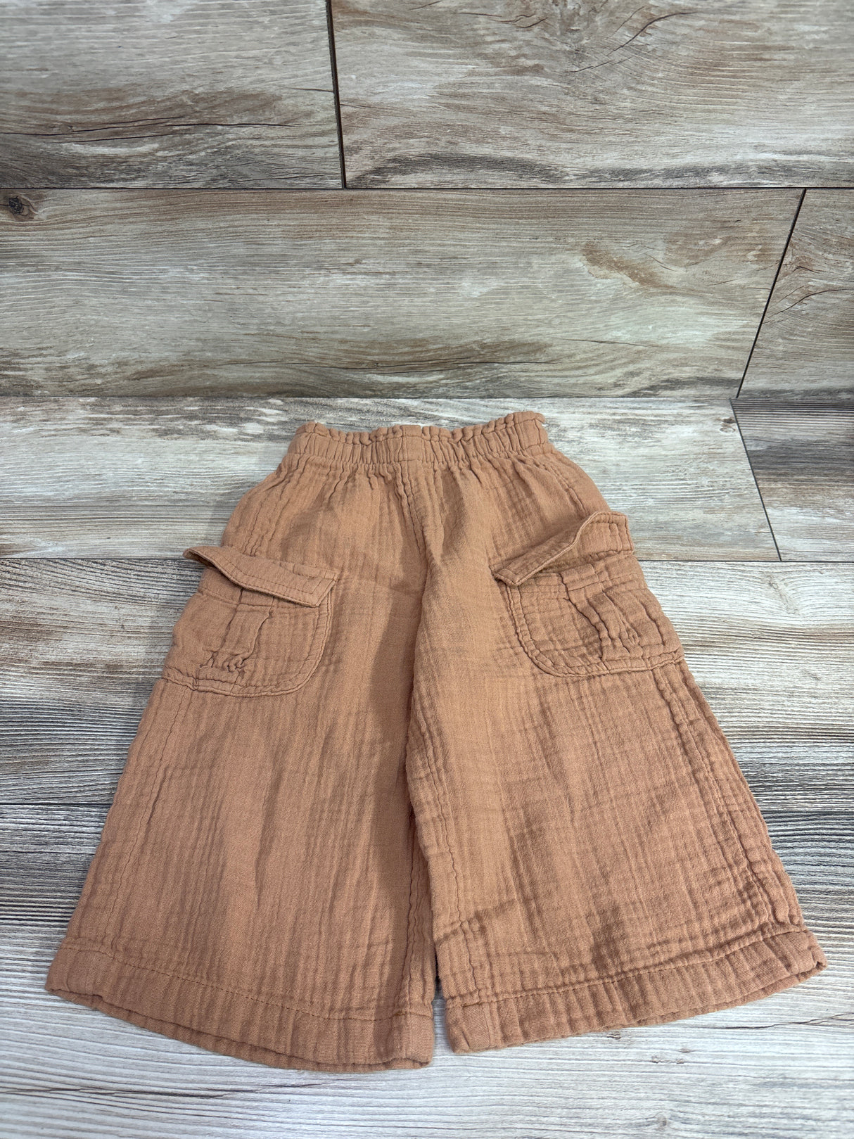 Old Navy Gauze Wide-Leg Pants Brown sz 2T