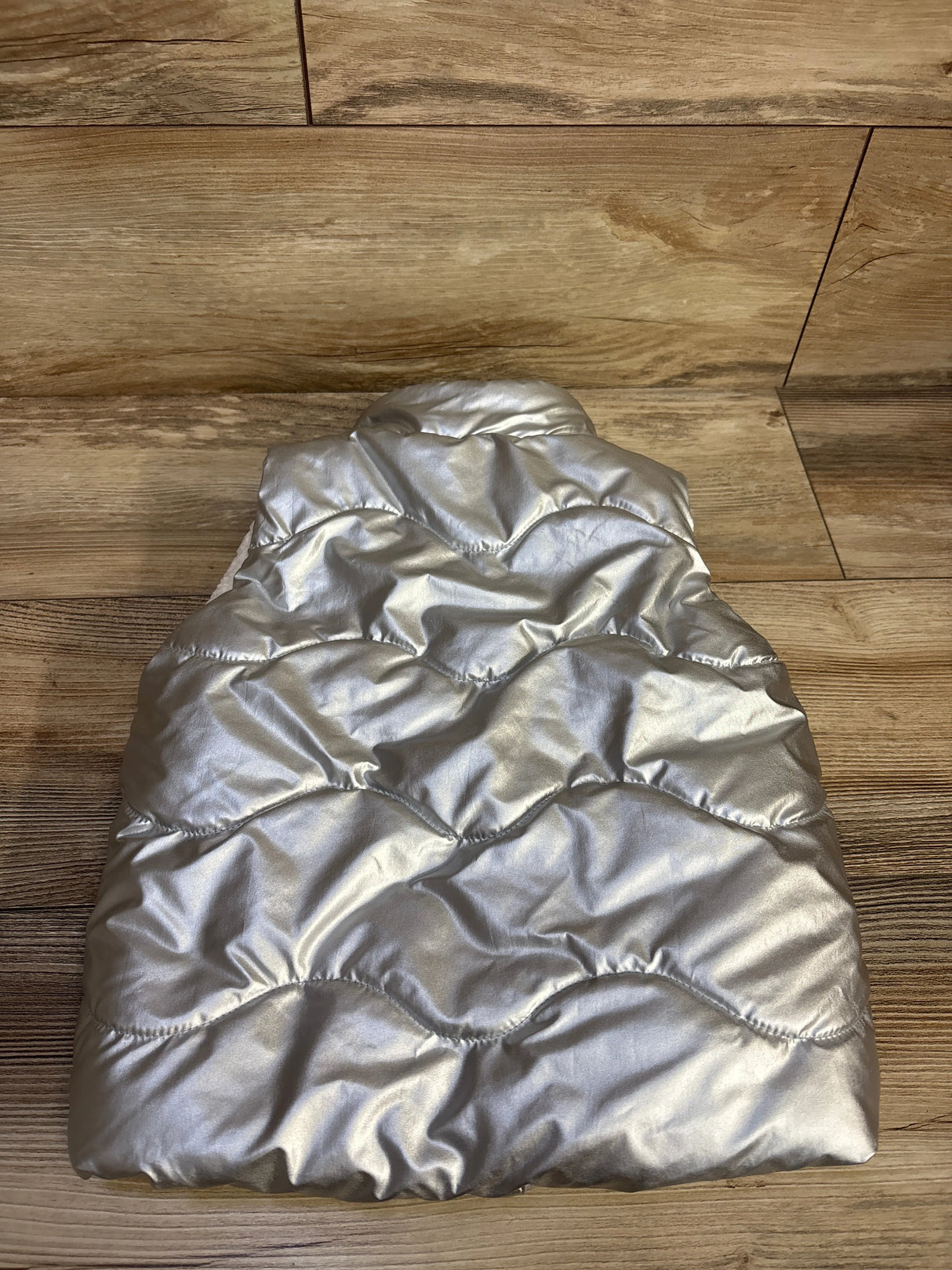 Disney Junior 3pc Puffer Metallic Jacket Set Silver sz 4T