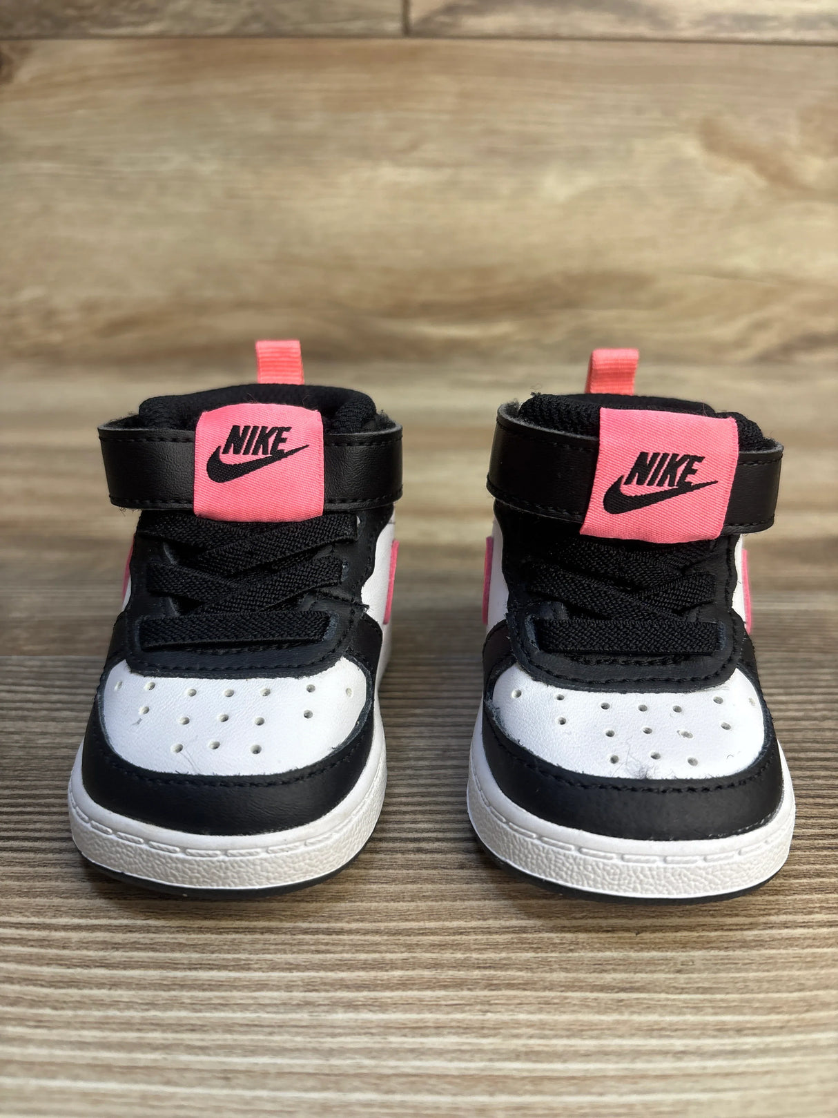 Nike Court Borough Mid 2 TD 'White Sunset Pulse' Sneakers sz 2c