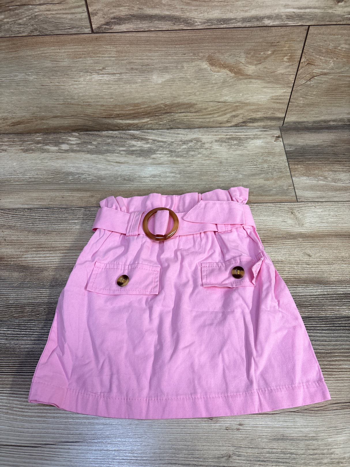 Shein 2pc Belted Skirt Pink sz 5T