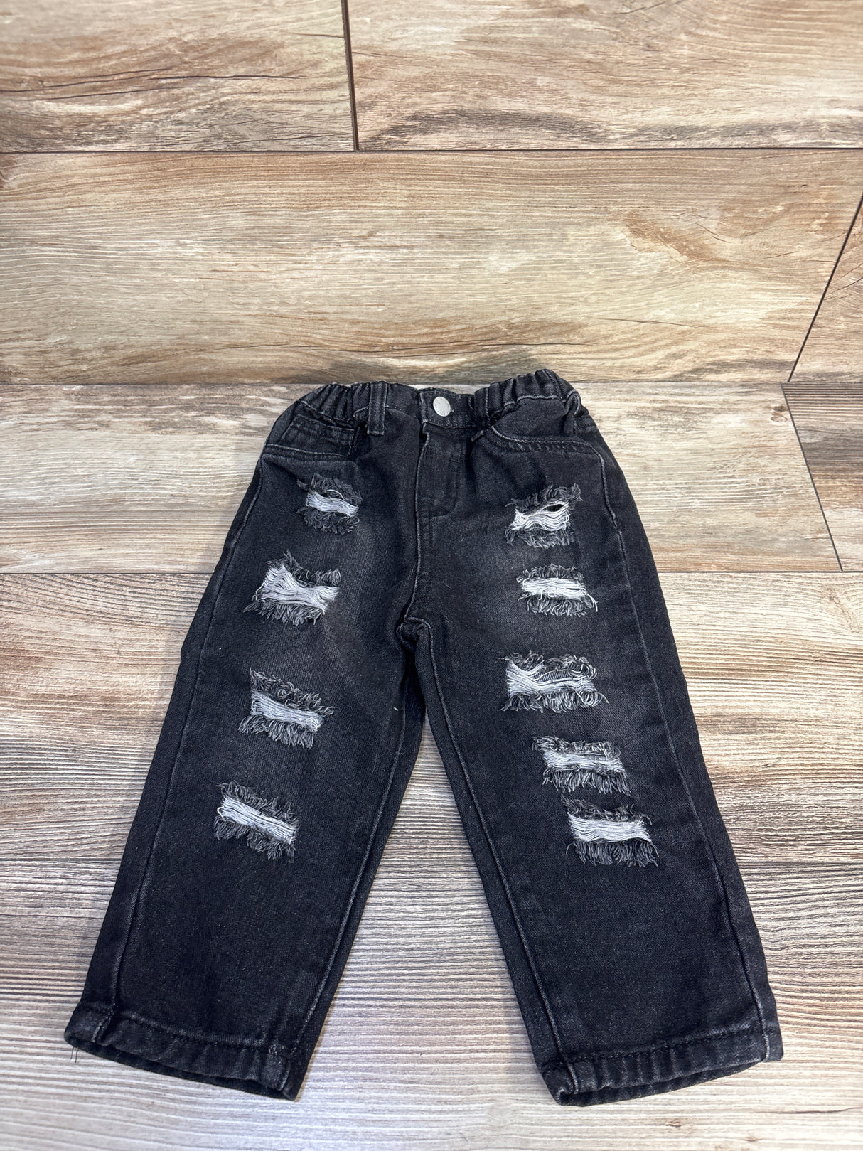 Shein Distressed Jeans Black sz 18-24m