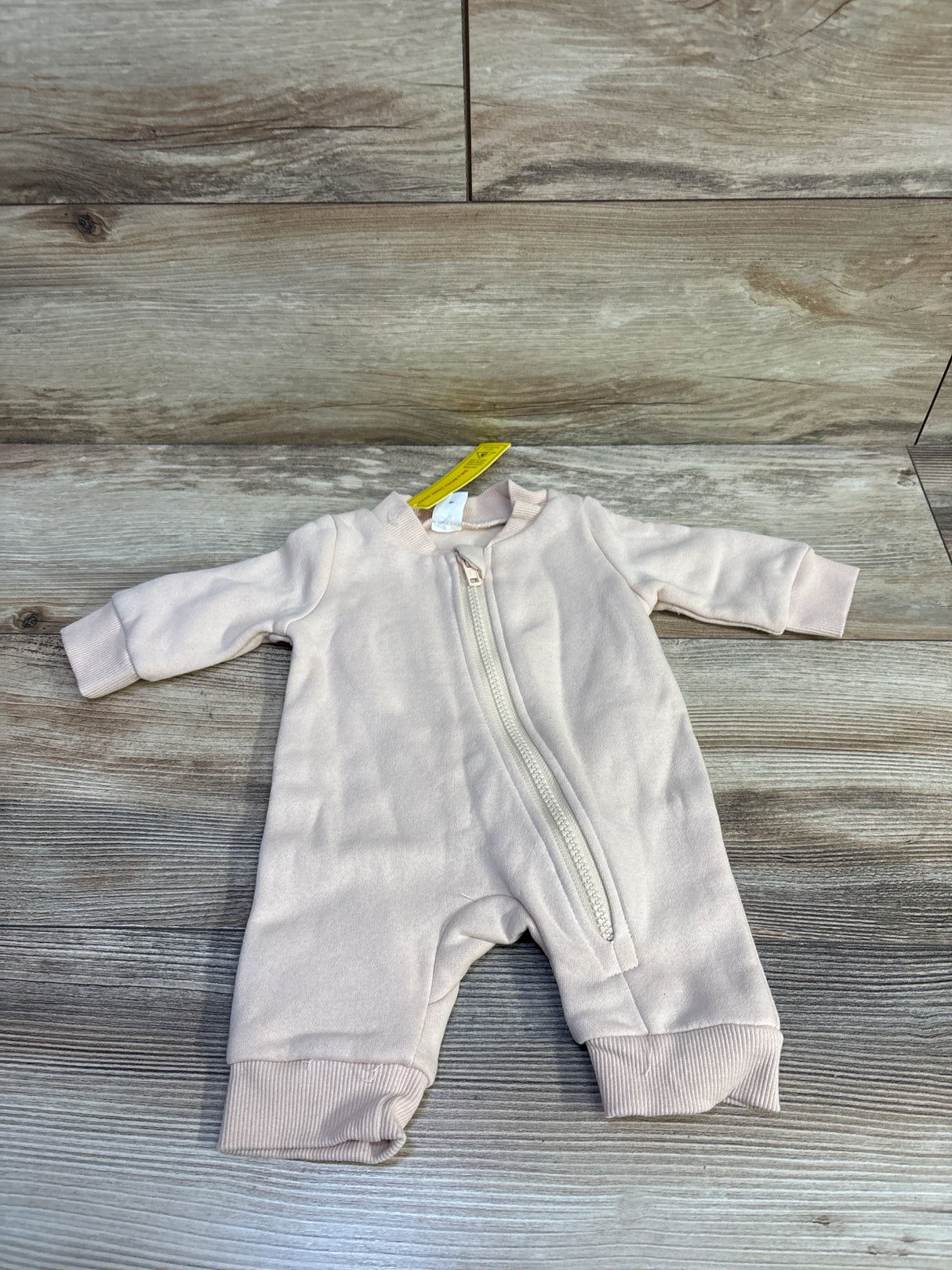 NEW Shien Zip Sweater Coverall Beige sz 0-1m