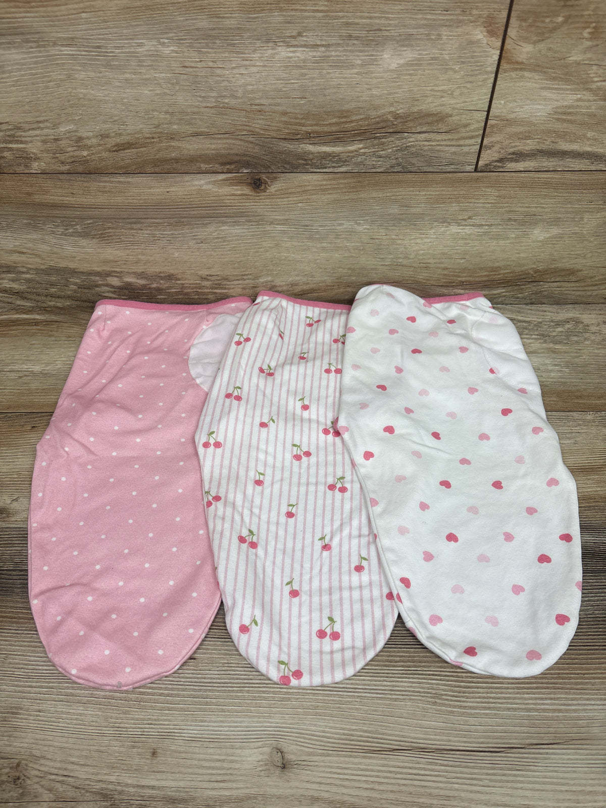 Sandjest 3pk Swaddle Wraps Pink sz 0-3m