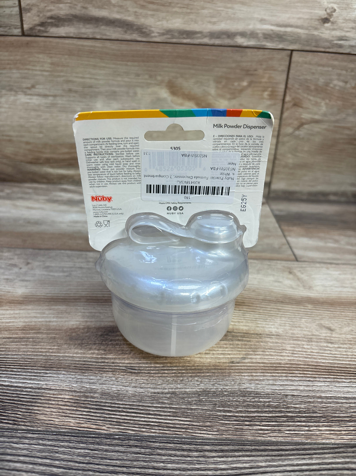 NEW Nuby Milk Powder Dispenser