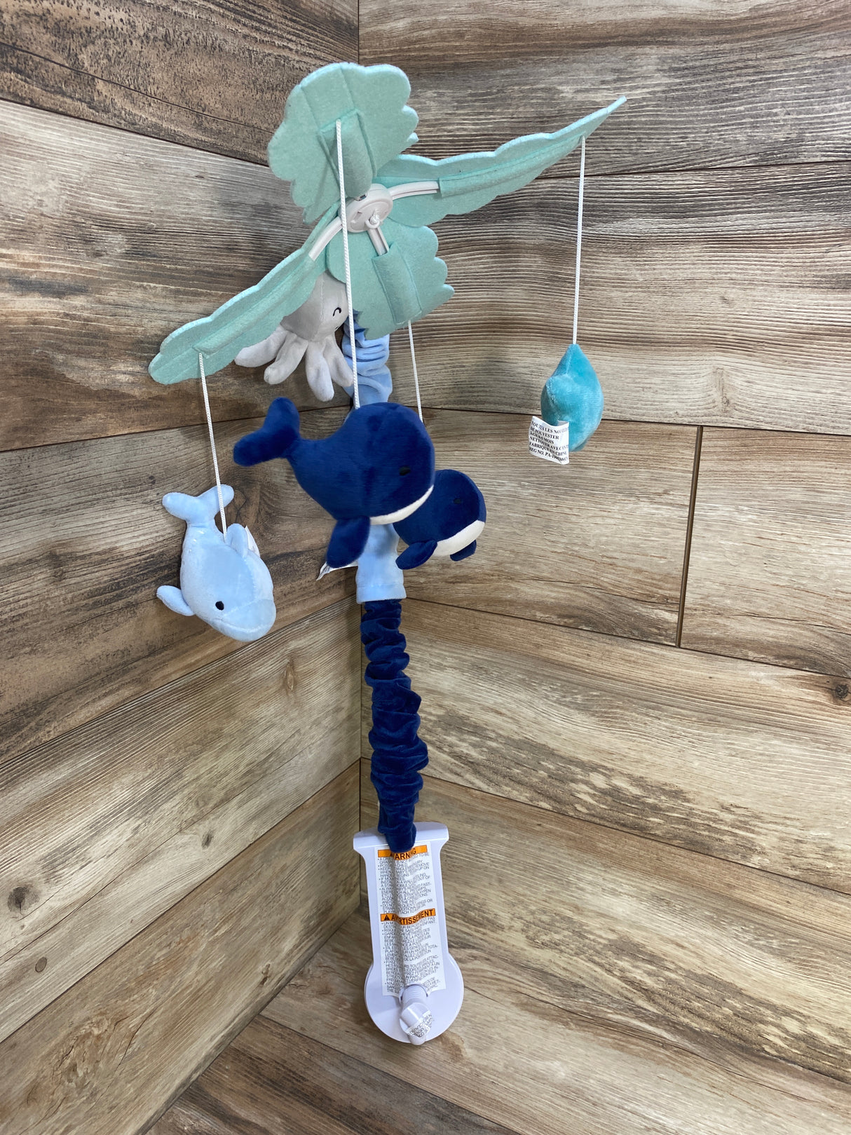 The Peanutshell Baby Musical Crib Mobile - Sealife