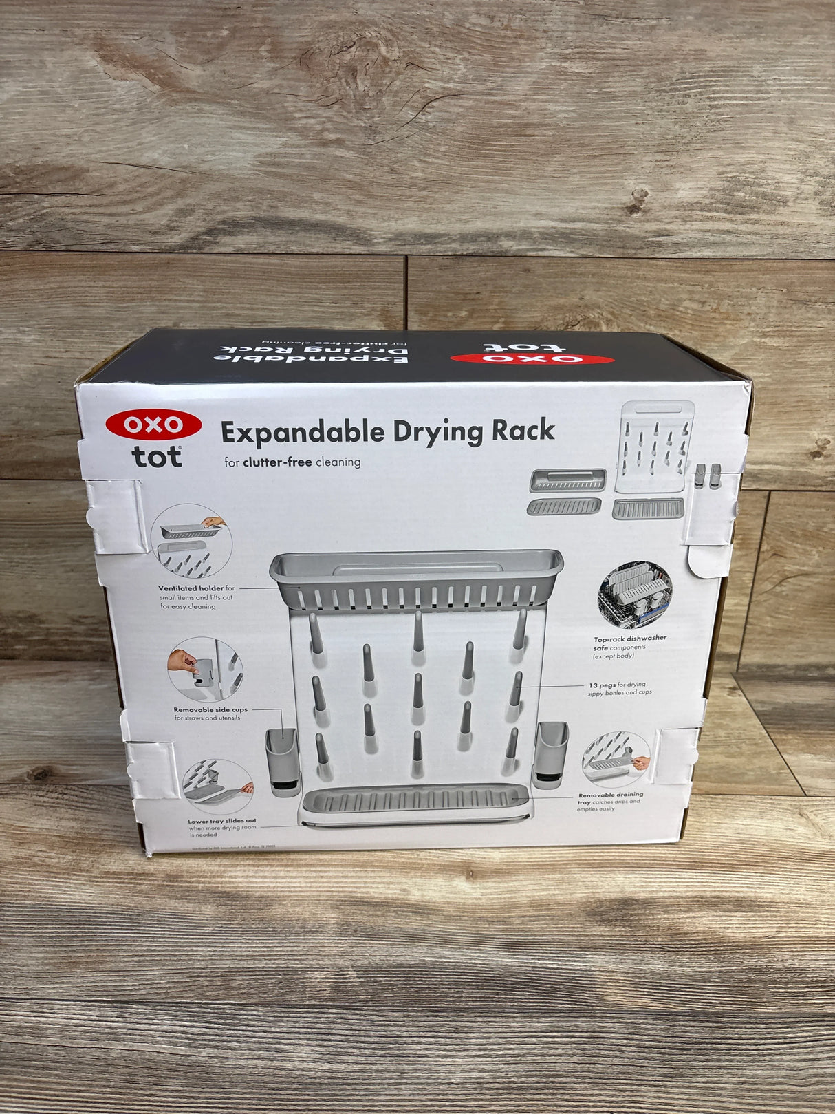 OXO Tot Expandable Baby Bottle Drying Rack