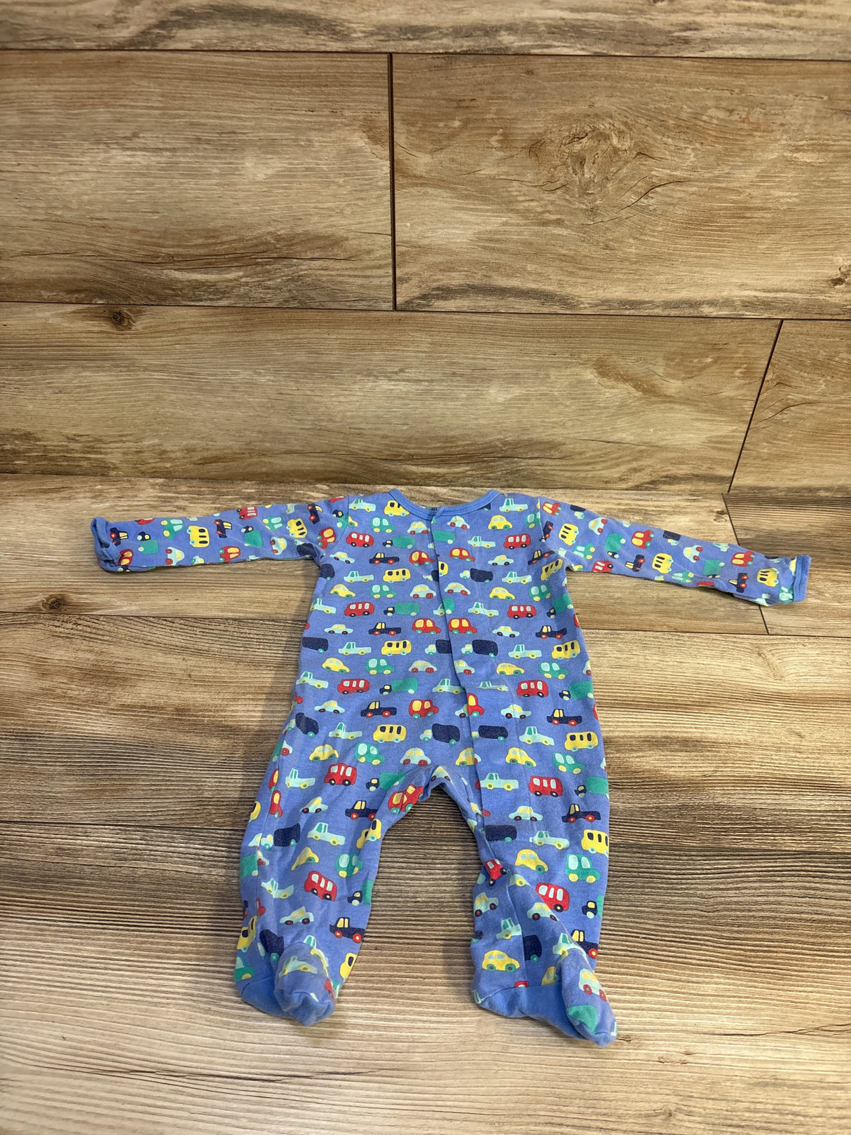 Magnetic Me CloudStretch Footie in Blue Cars sz 0-3m