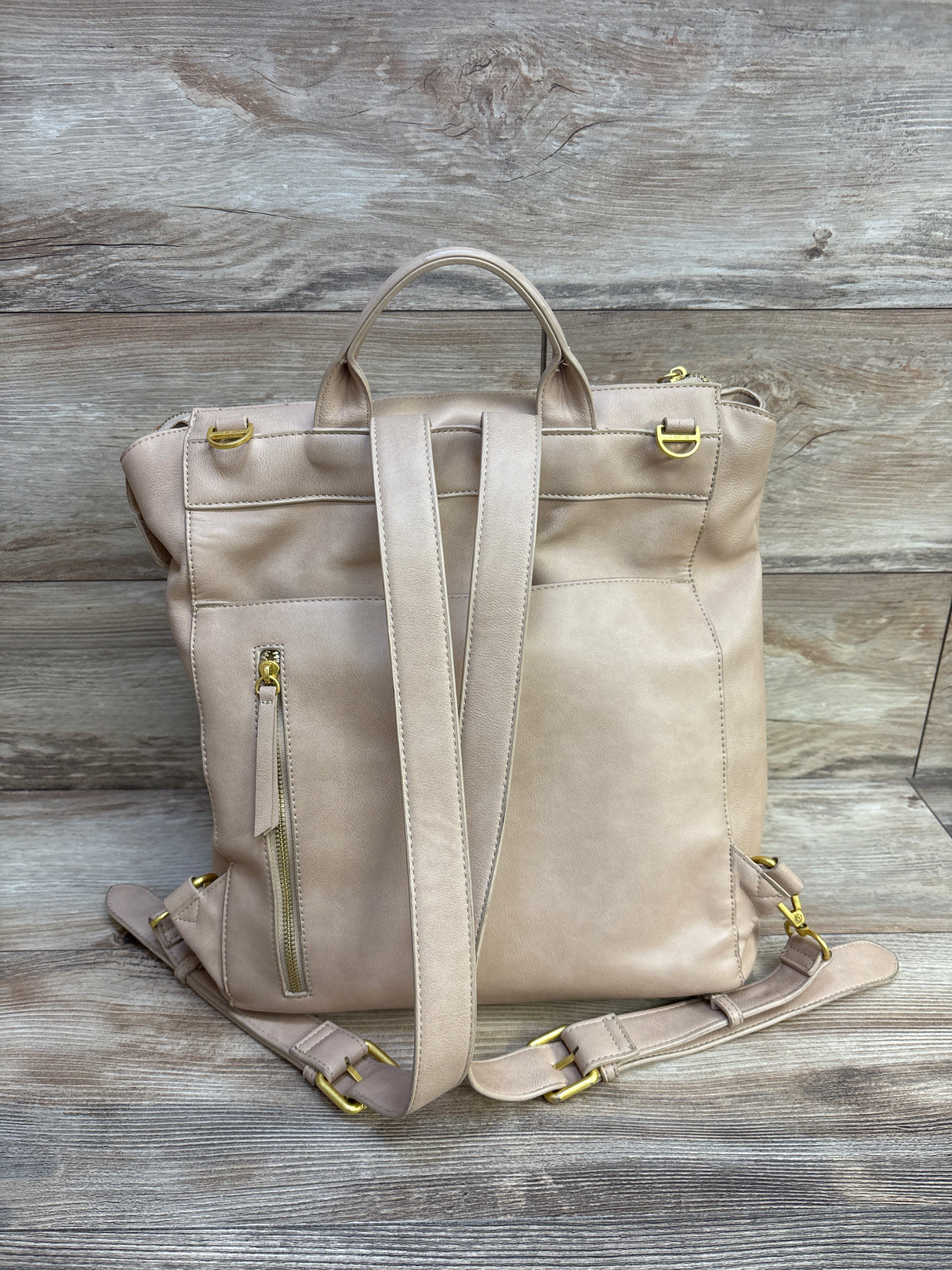 The Fawn Square Diaper Bag, Beige - Me n Mommy To Be