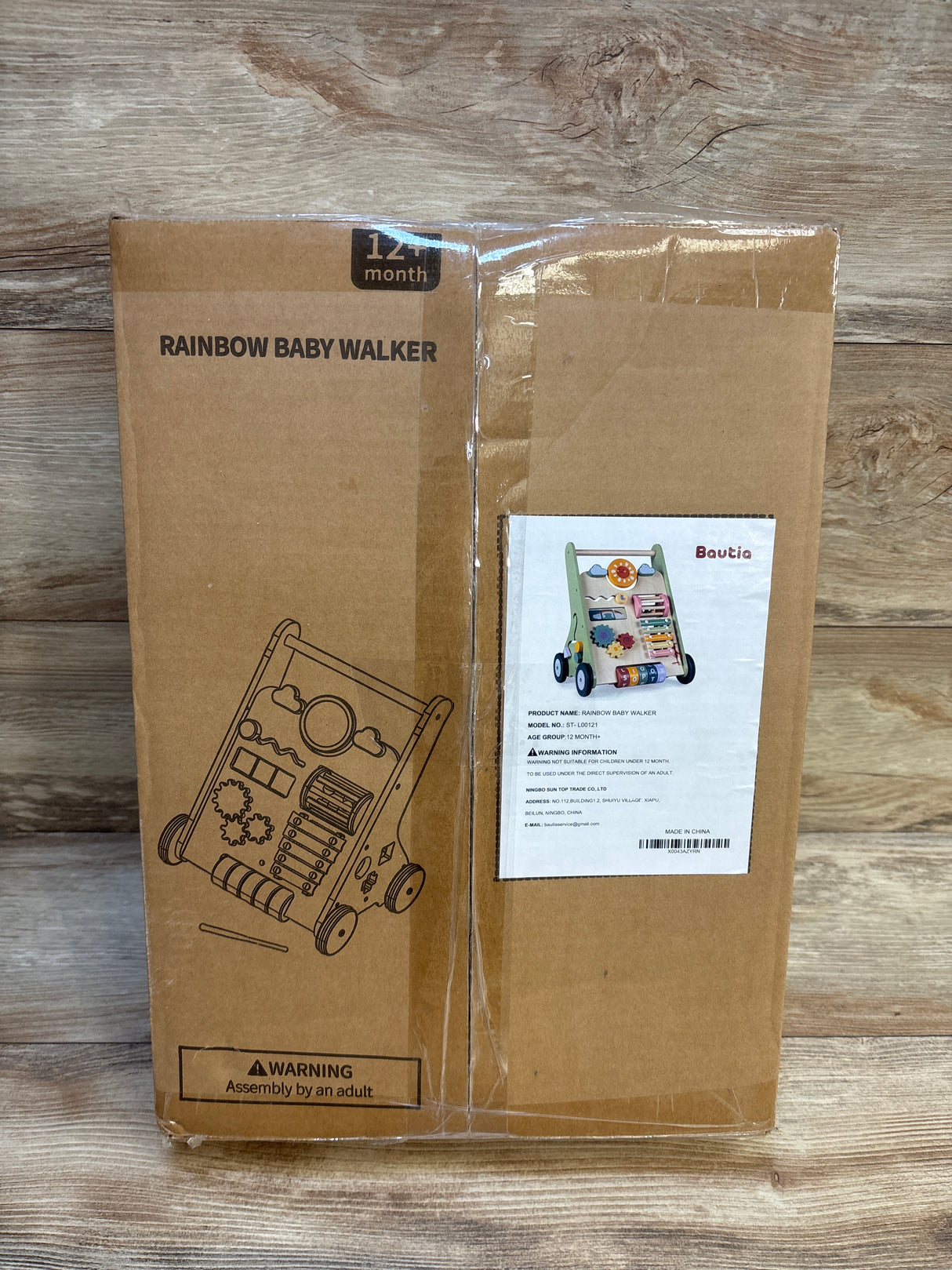 NEW Bautia Wooden Baby Walker Green