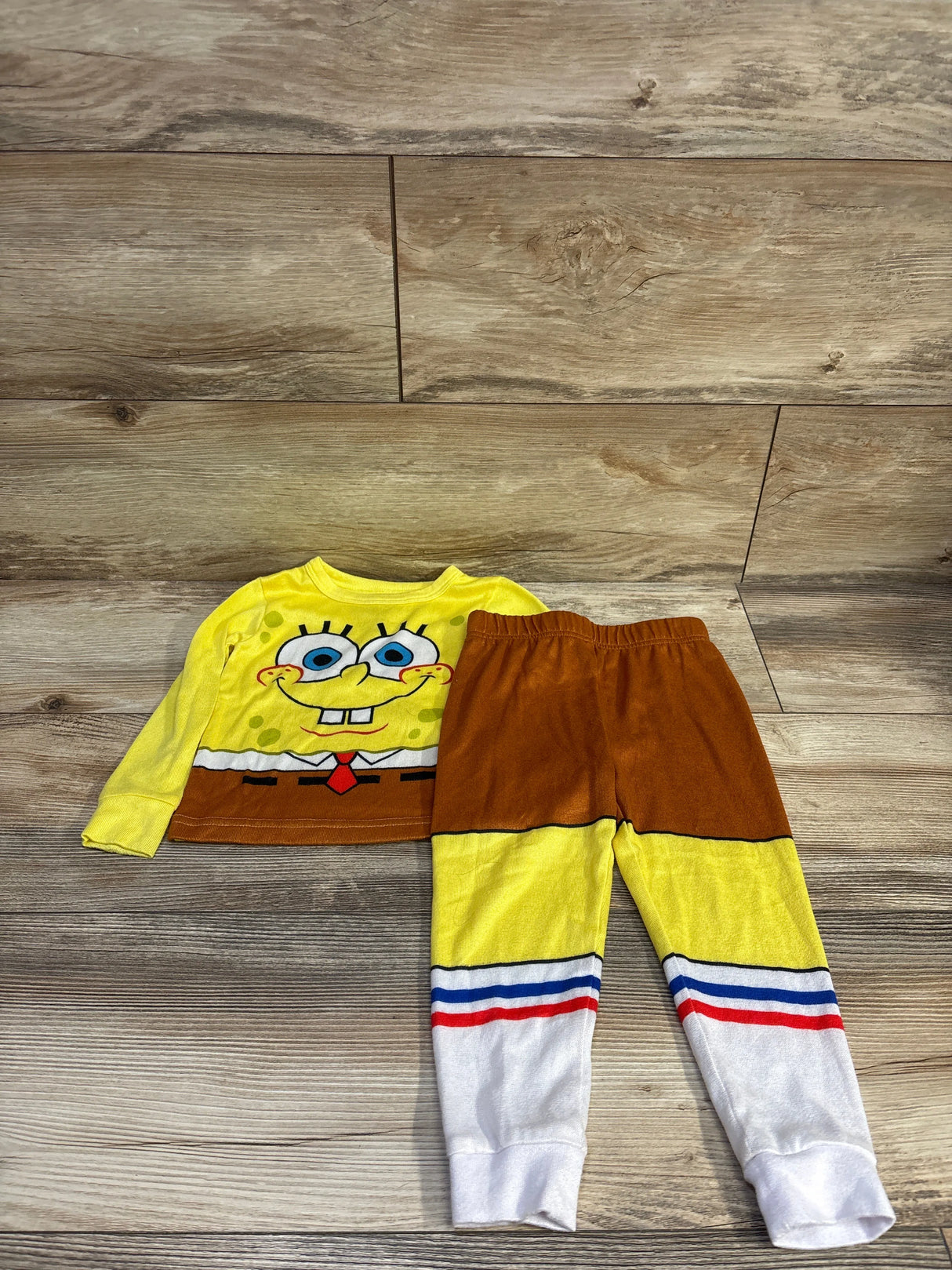 Nickelodeon Spongebob Squarepants 2pc Pajama Set Yellow sz 3T