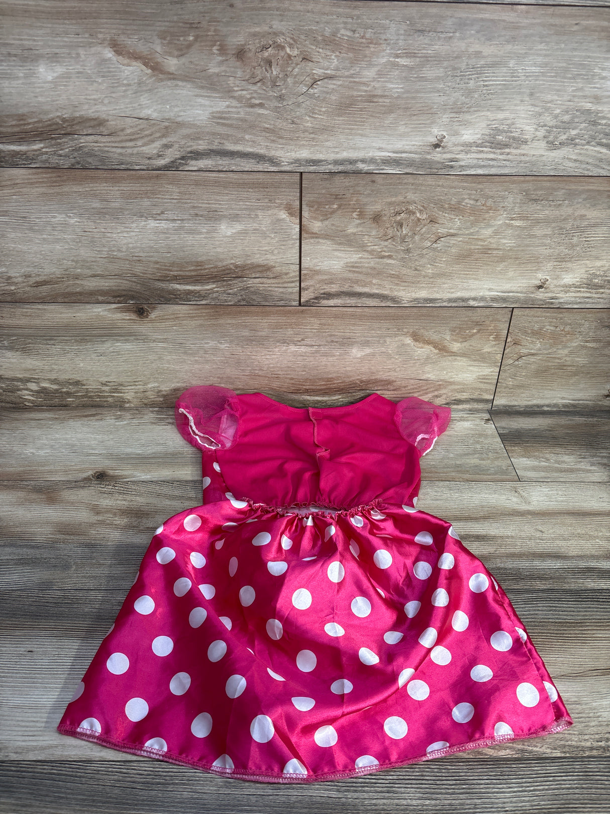 Just Play Disney 2pc Minnie Mouse Fantasy Play Costume Hot Pink sz 4-5T