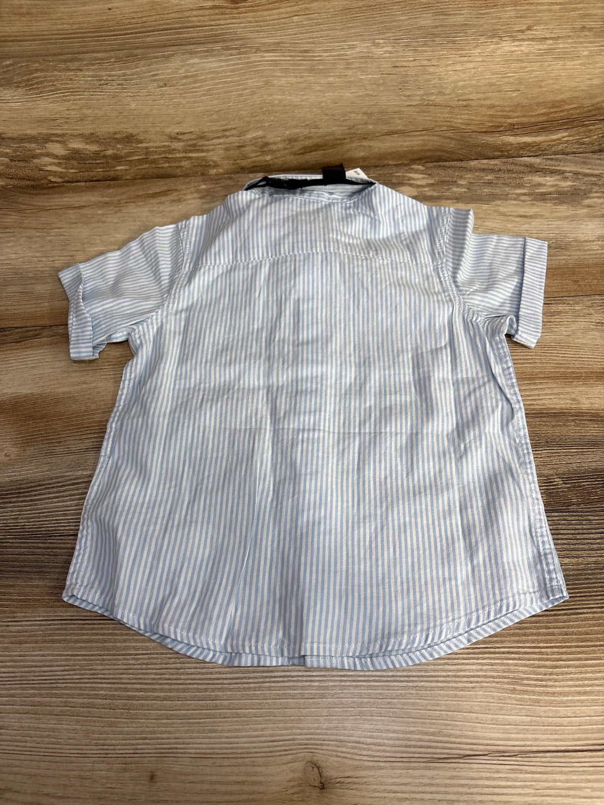 NEW H&M 2pc Striped Button Up Shirt & Bowtie Blue sz 18m-2T - Me n Mommy To Be