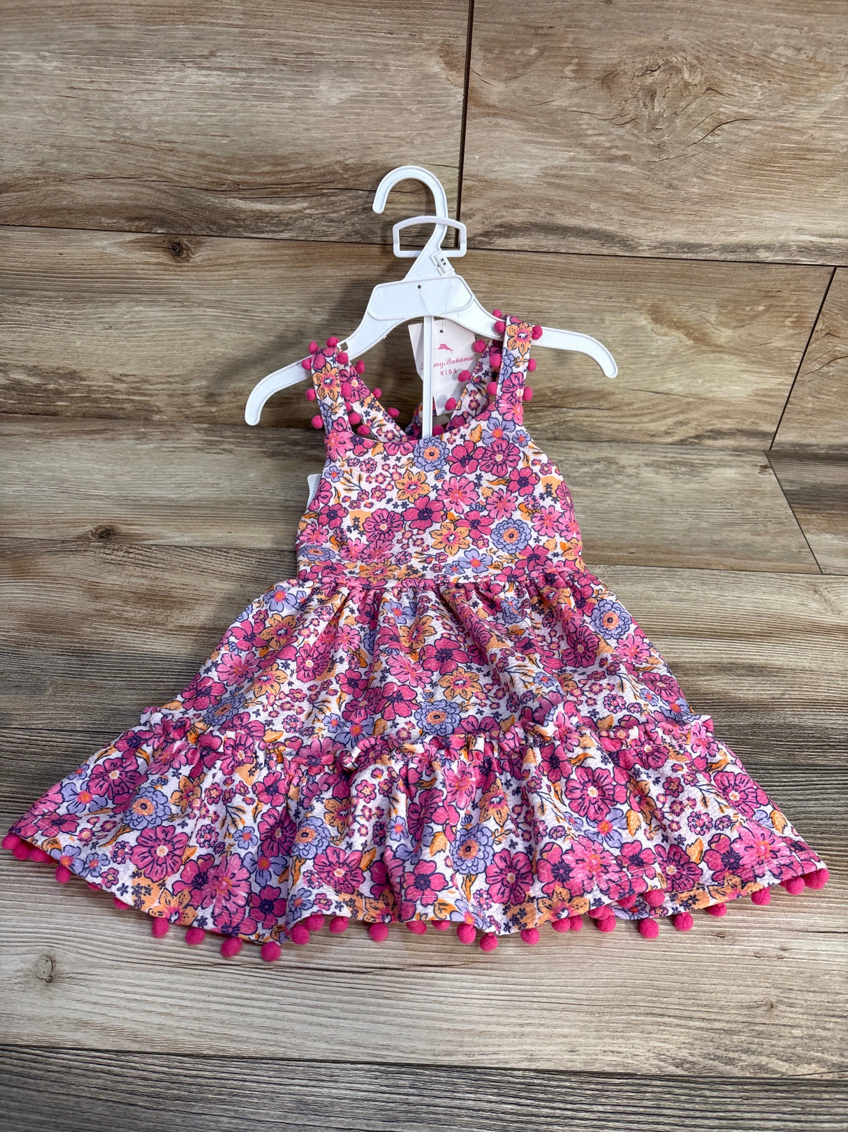 NEW Tommy Bahama 3pc Floral Dress + Shorts + Headband Pink sz 24m - Me n Mommy To Be