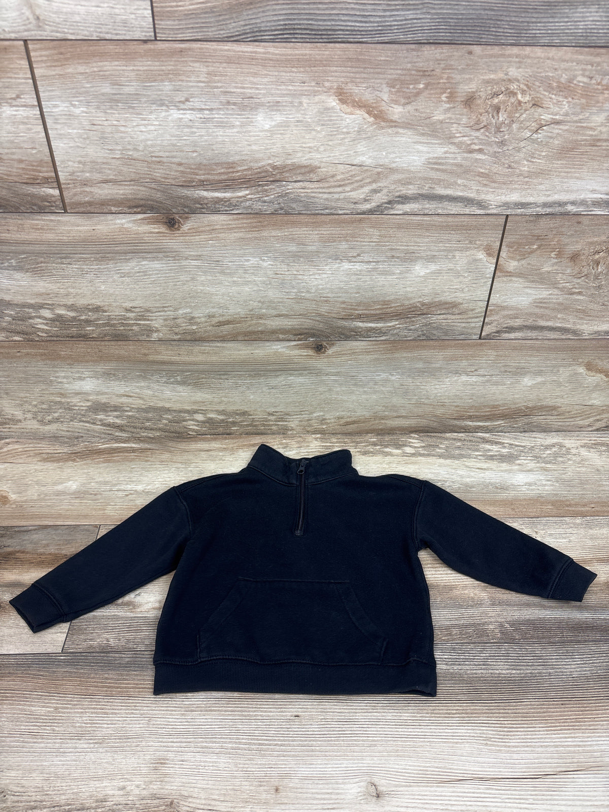 Carter's Quarter-Zip Pullover Sweatshirt Black sz 24m